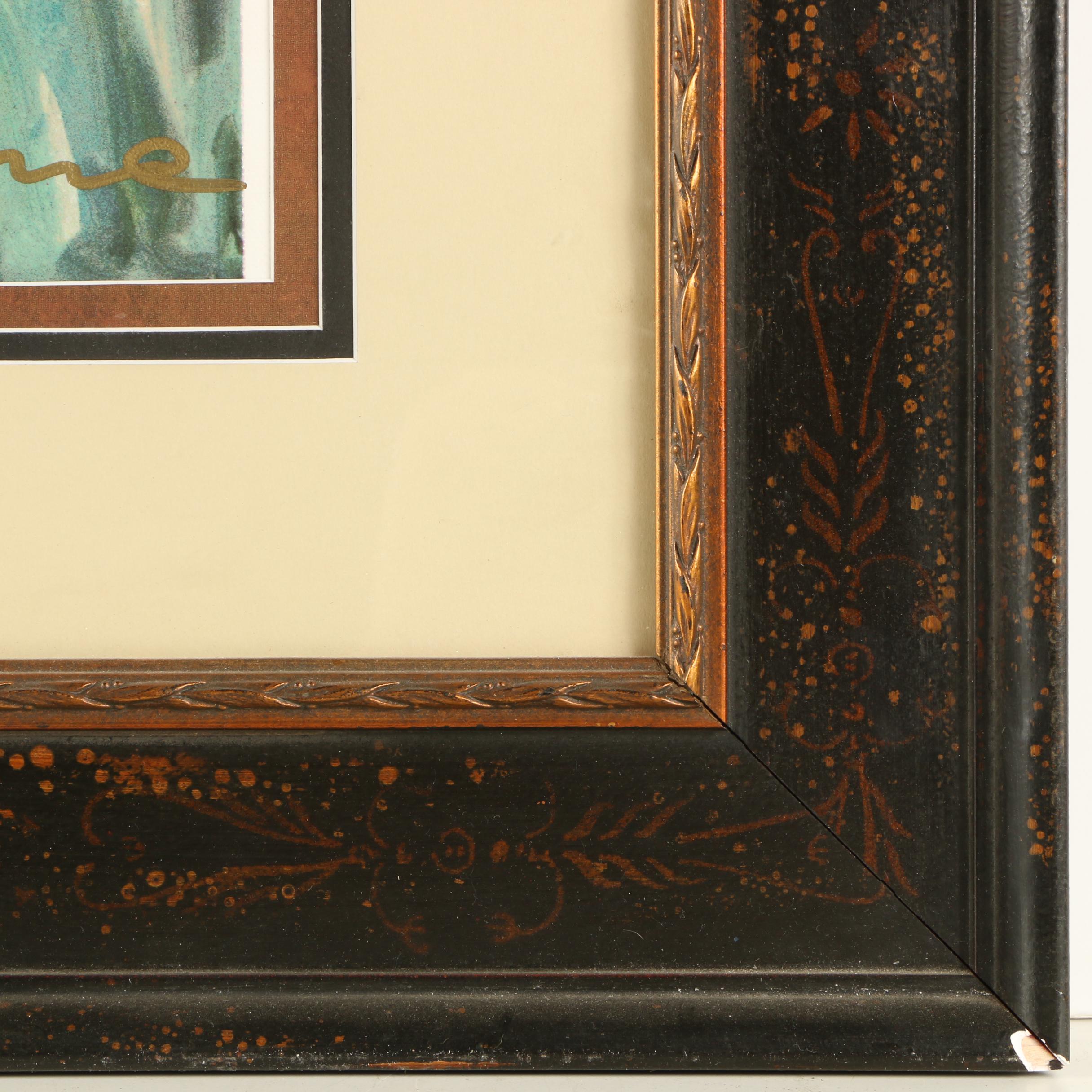 Embellished Giclee After Joanna Zjawinska's Painting "Lulu and Lili"