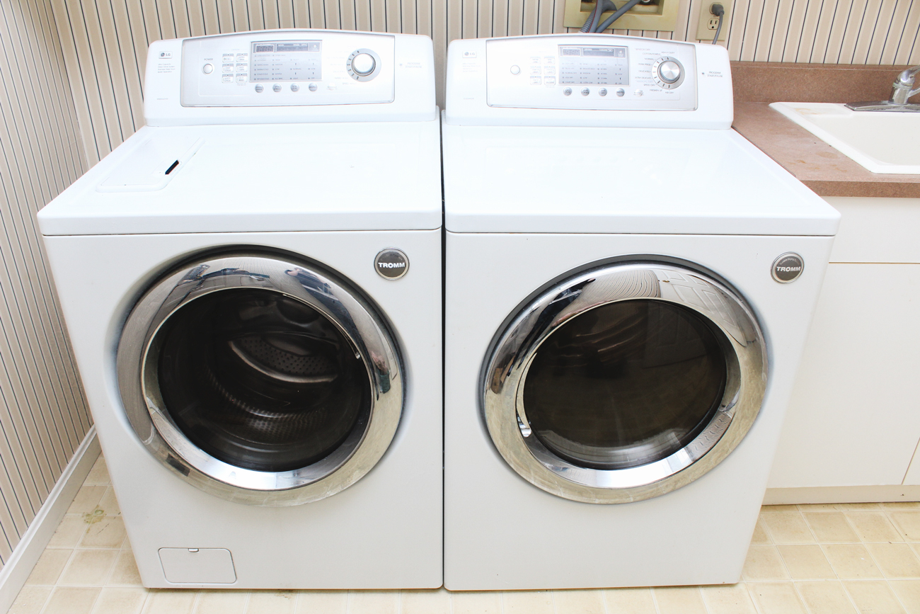 LG Front-Load Washer with LG Electric Dryer