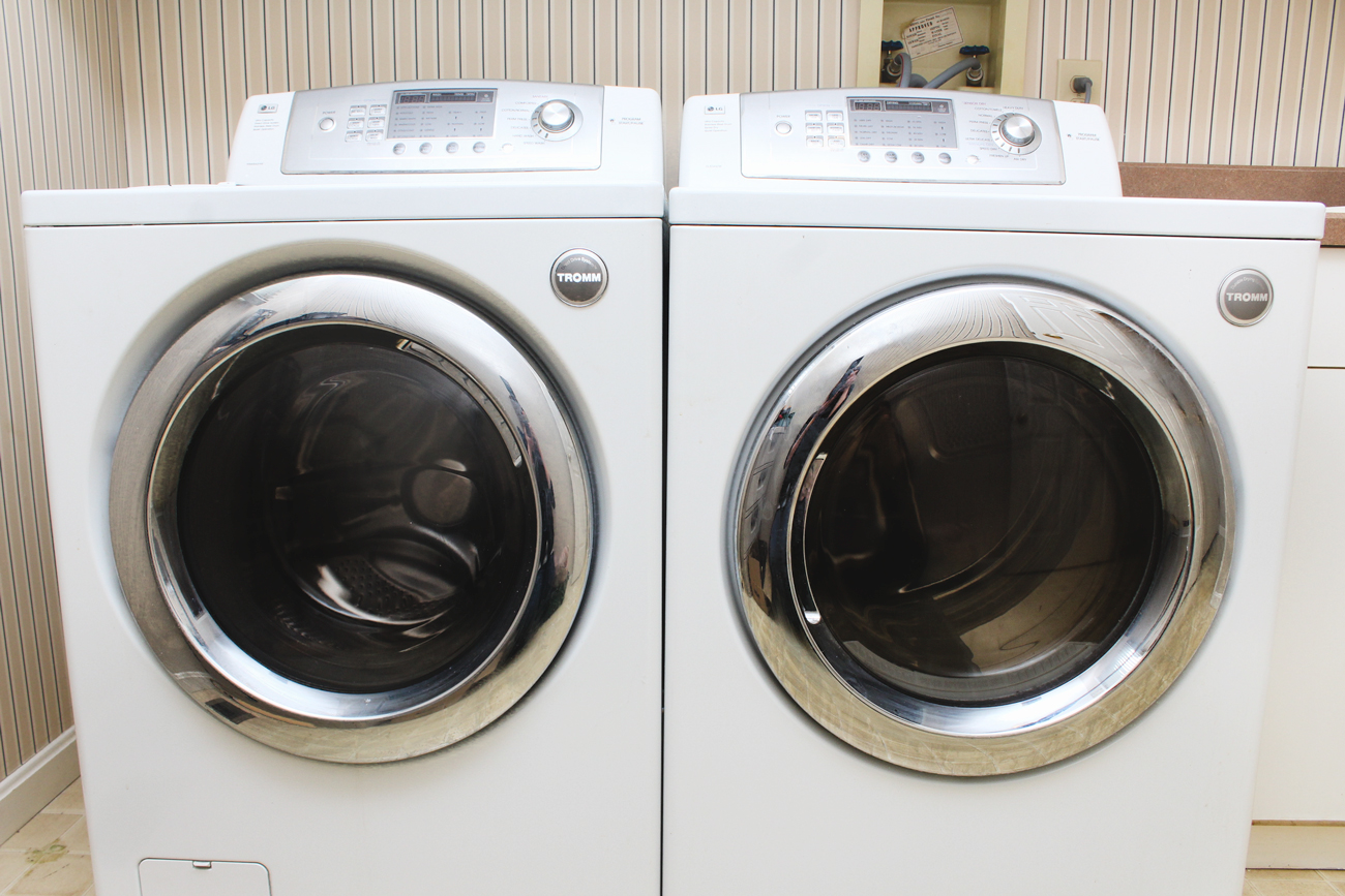 LG Front-Load Washer with LG Electric Dryer