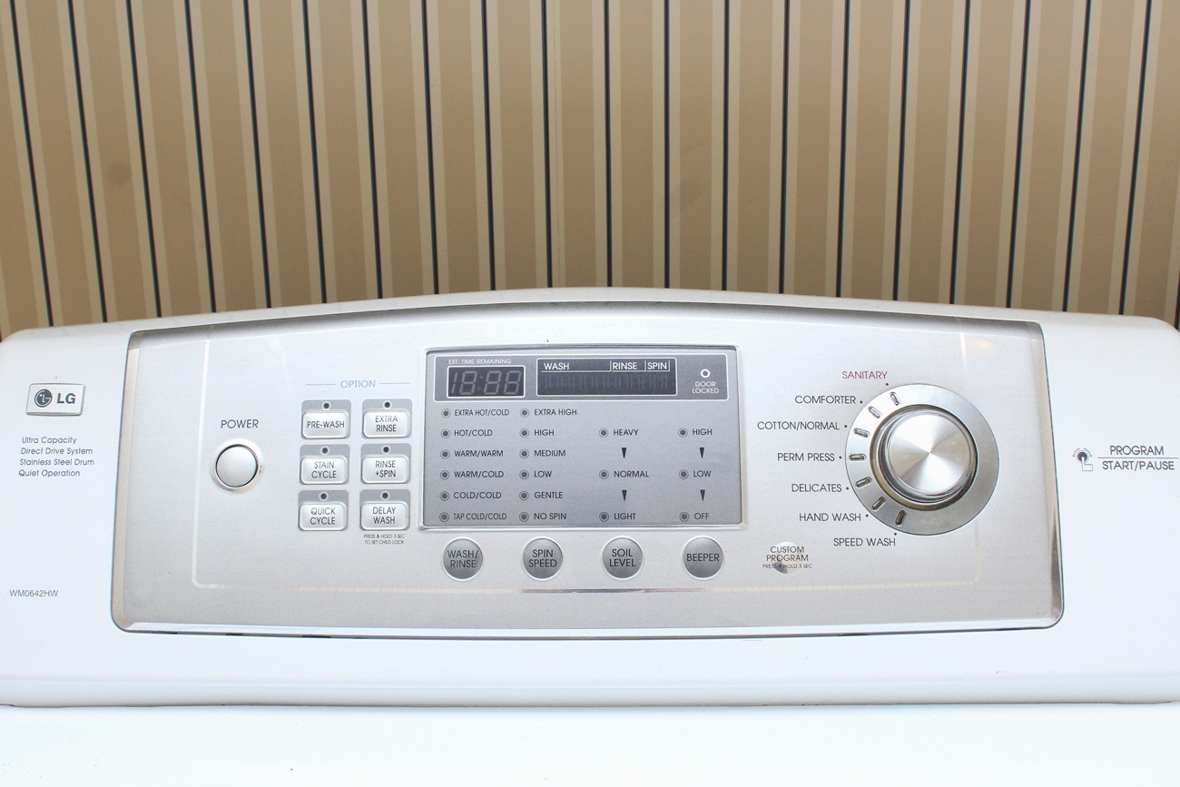 LG Front-Load Washer with LG Electric Dryer