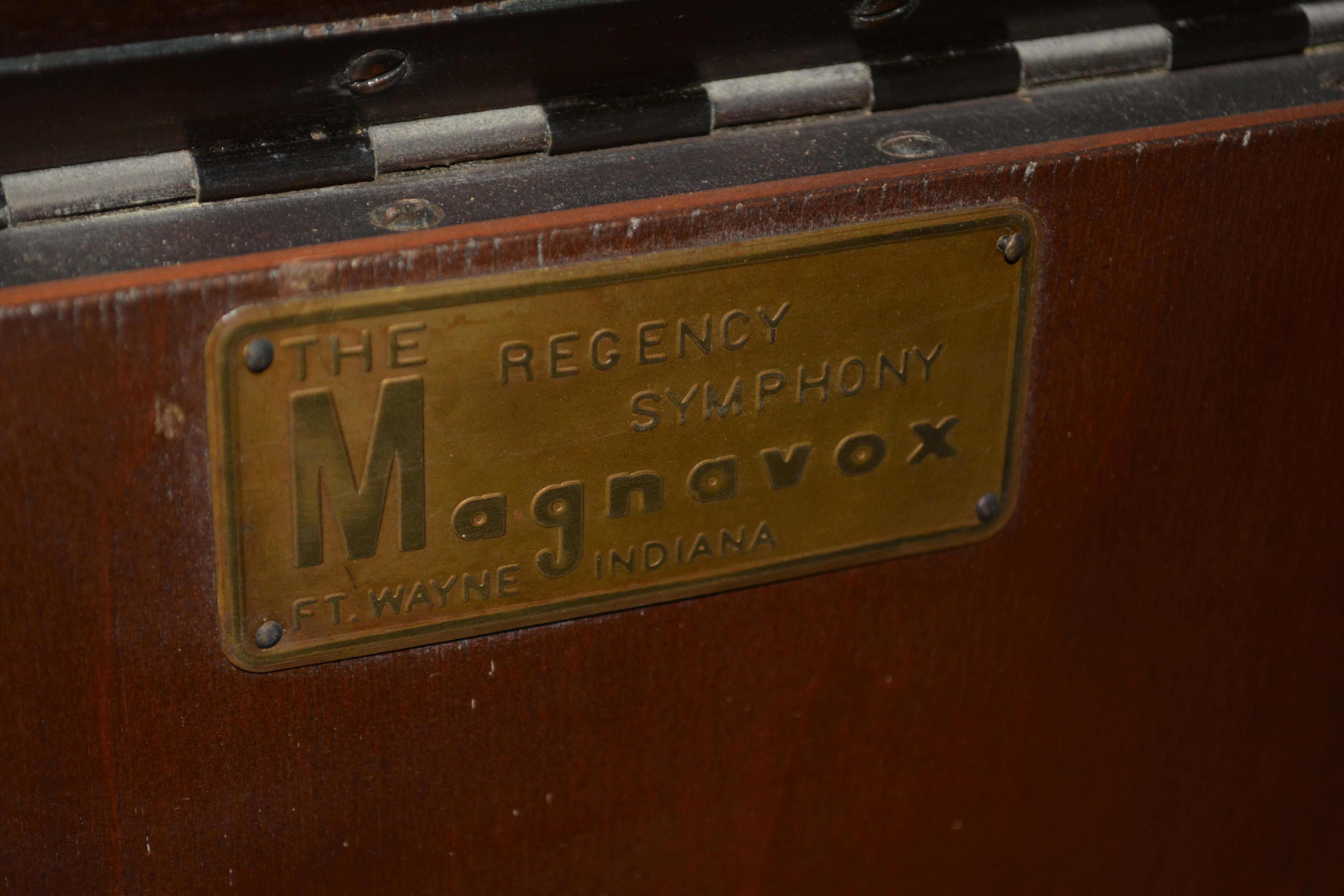 Vintage Magnavox Mahogany Stereo Cabinet