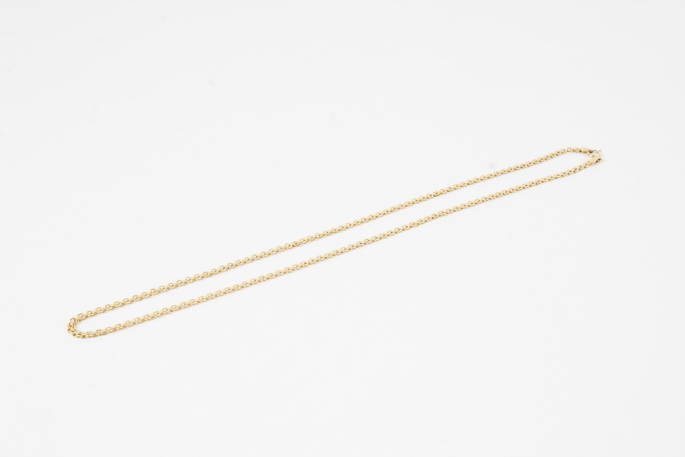 14K Yellow Gold Fancy Byzantine Chain Necklace