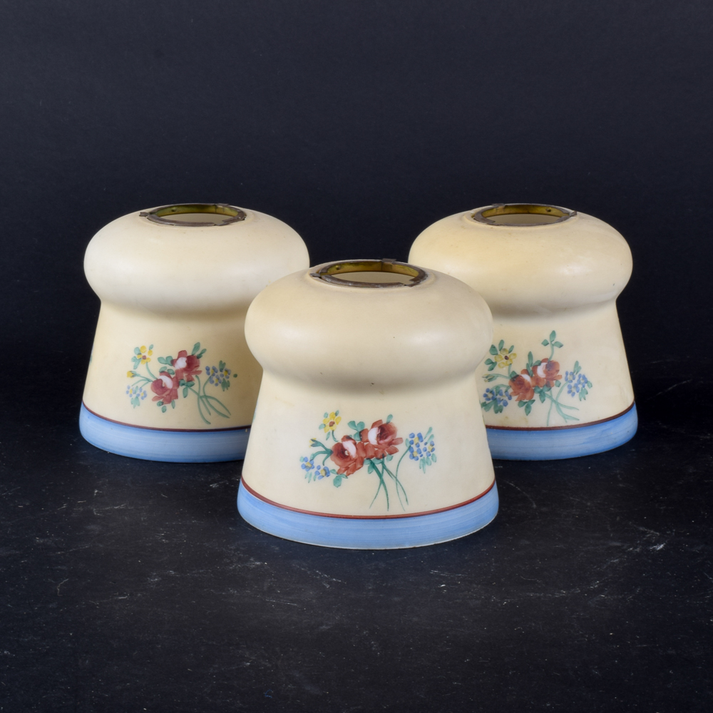 Hand-Painted Vintage Lamp Shades