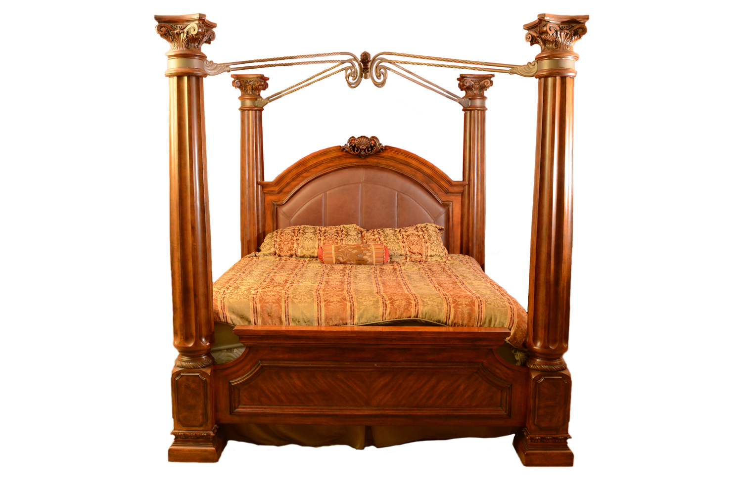 Four-Poster King-Size Bed from Ashley Furniture