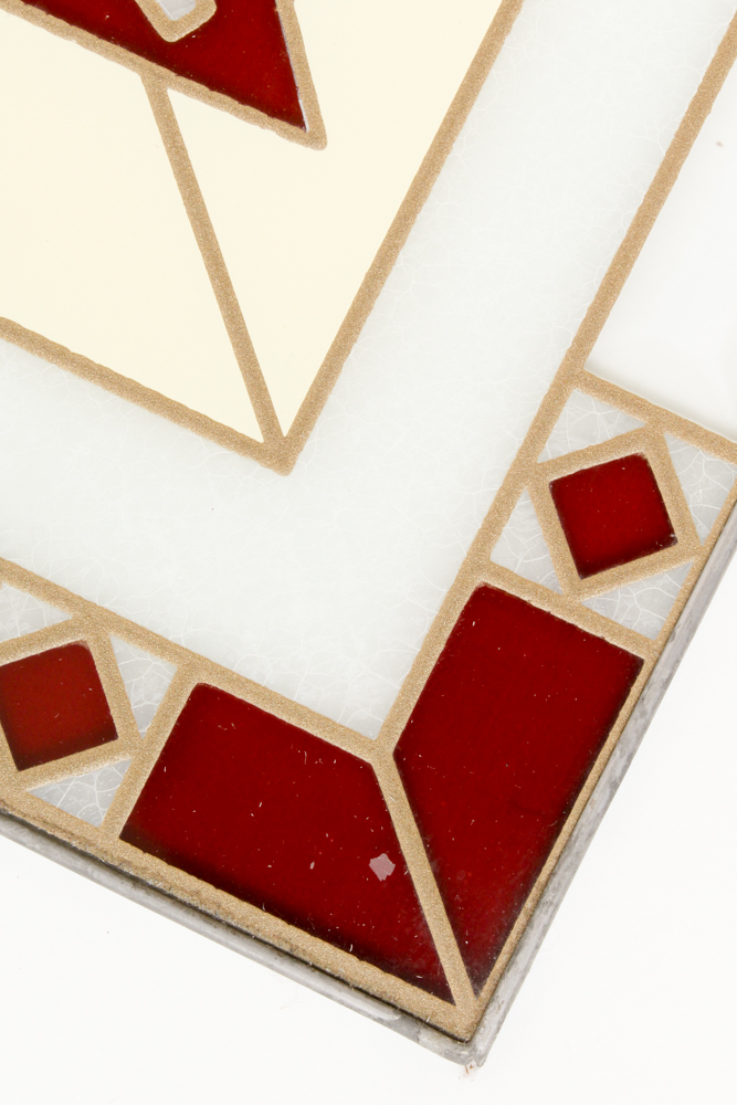 Singer Sewing Machines Stained Glass-Style Panel