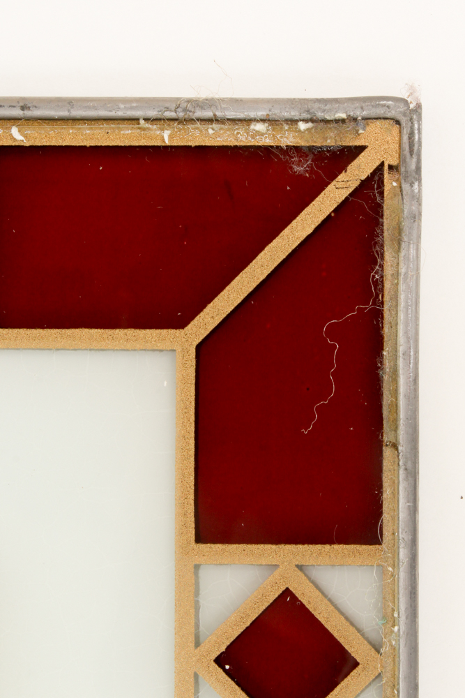 Singer Sewing Machines Stained Glass-Style Panel