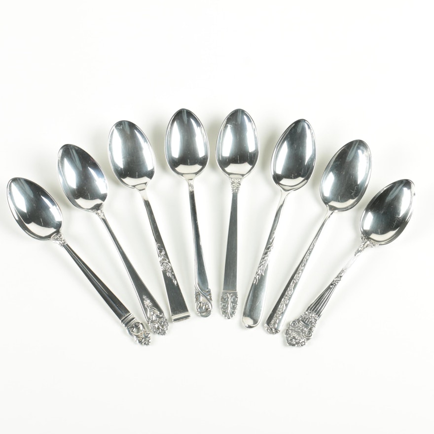 Reed & Barton, International Silver Co. and Towle of Sterling Silver Spoons