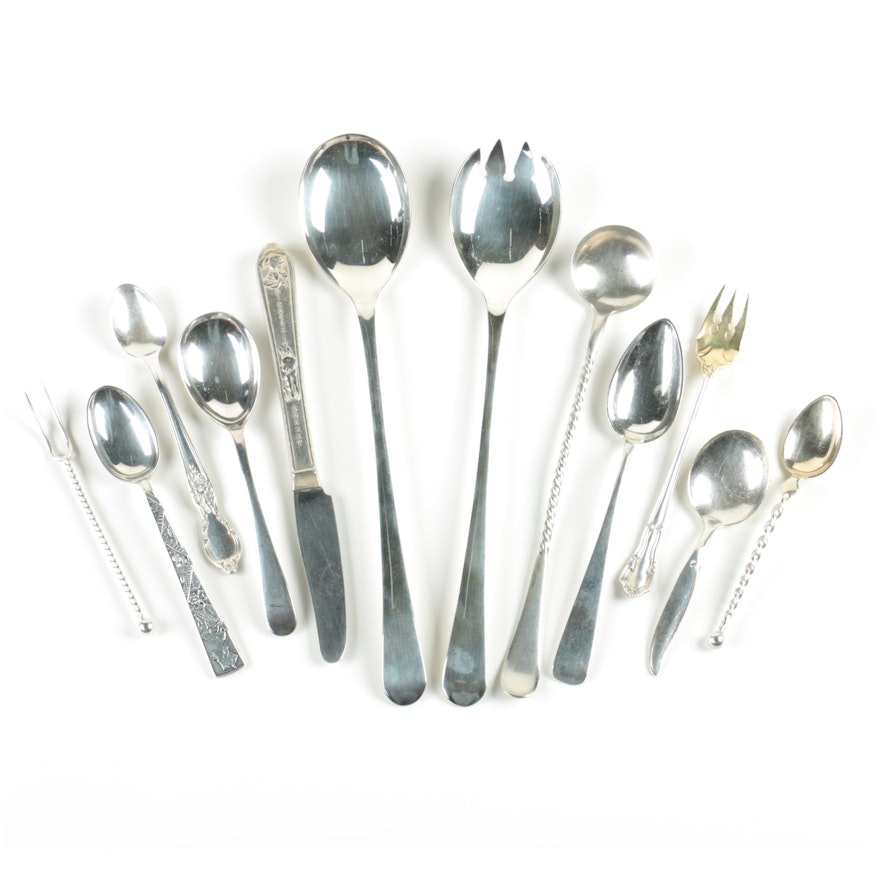 Gorham "Sheffield" and Other Silver-Plated Flatware