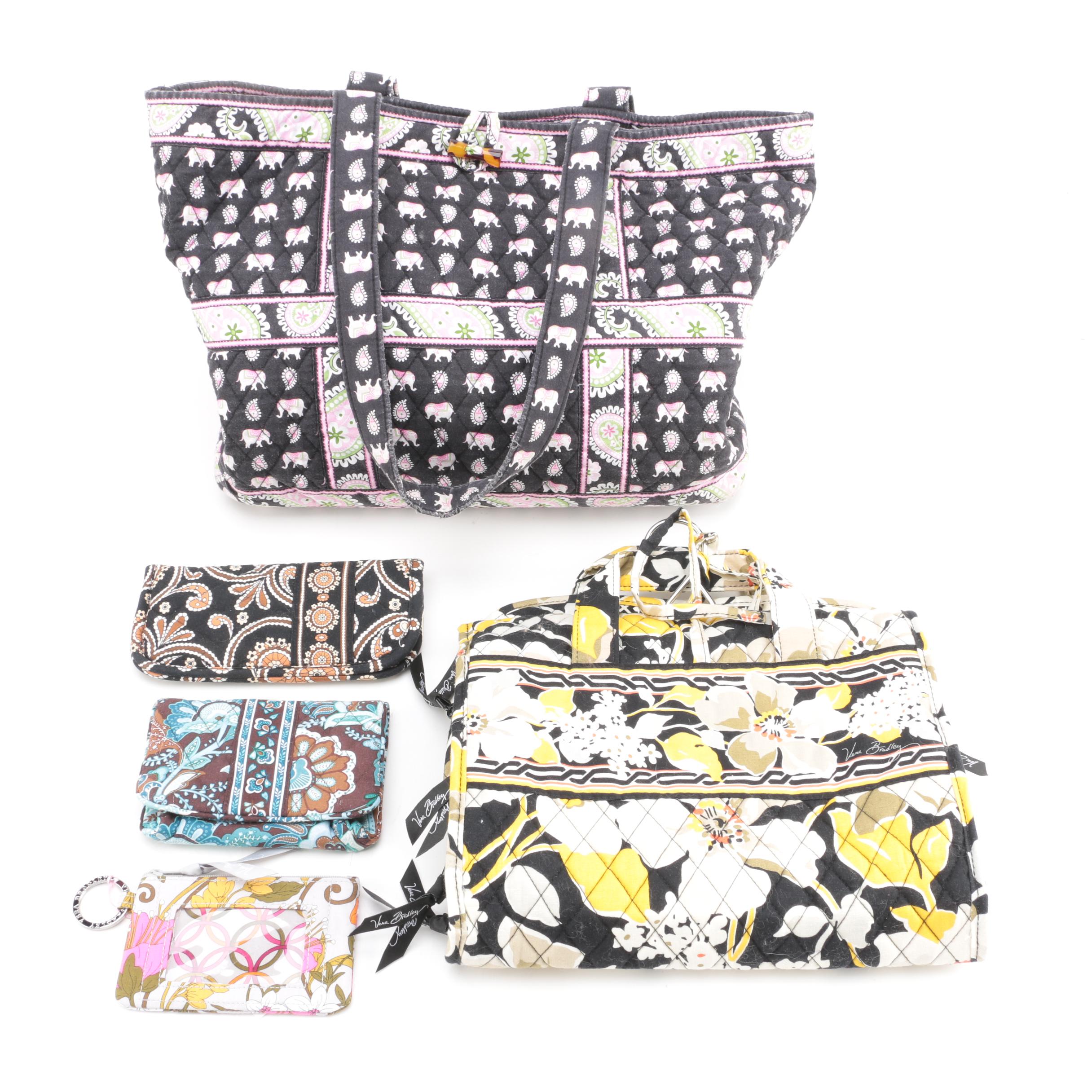 Vera Bradley Duffel Bag, Hanging Organizer and Wallets