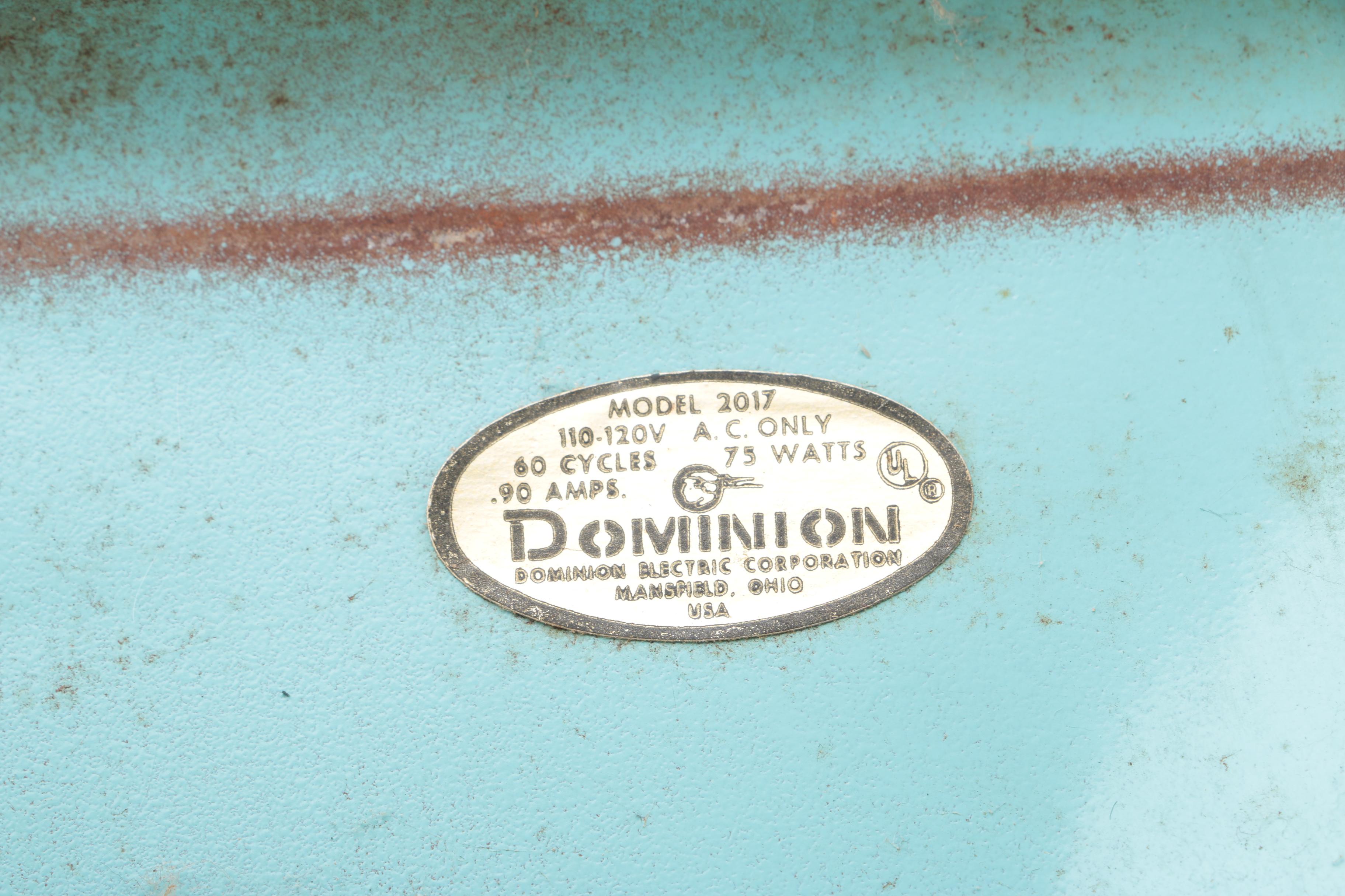 Vintage Dominion and "Vornado" Electric Fans