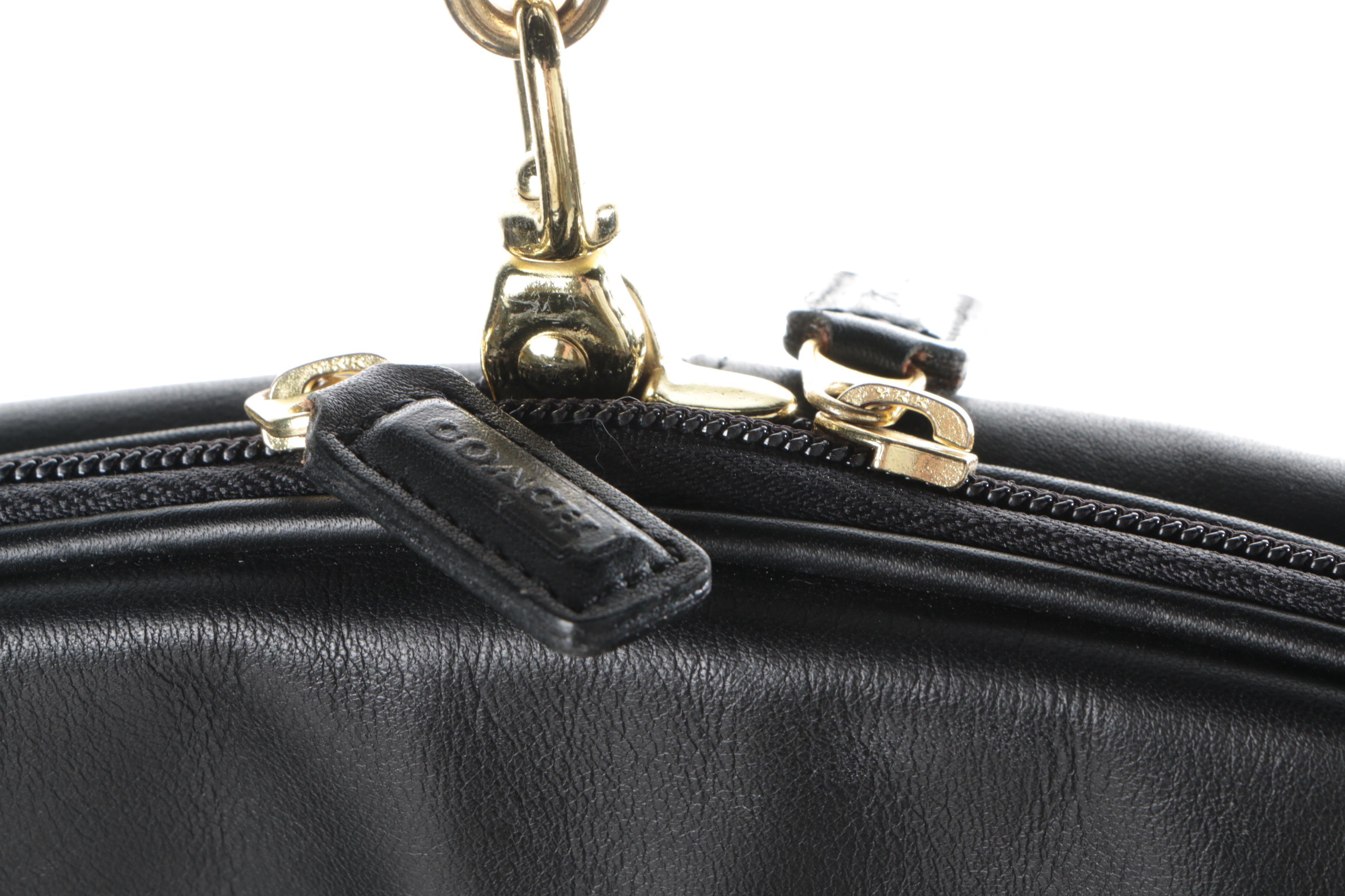 Coach Leather Garment Bag