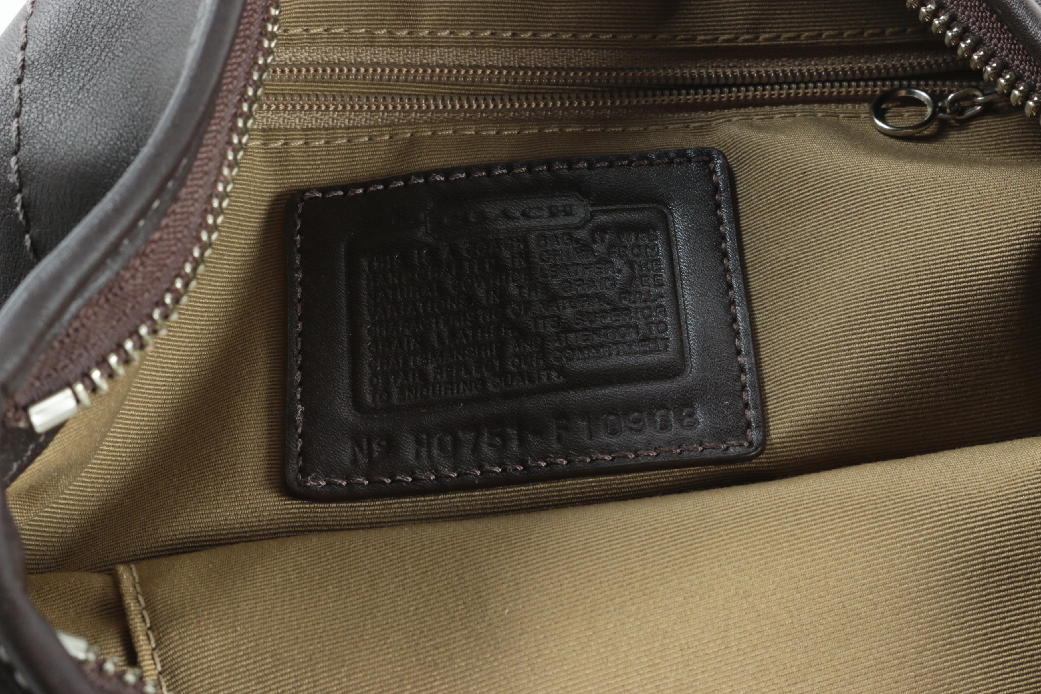 Coach Soho Brown Leather Hobo Bag