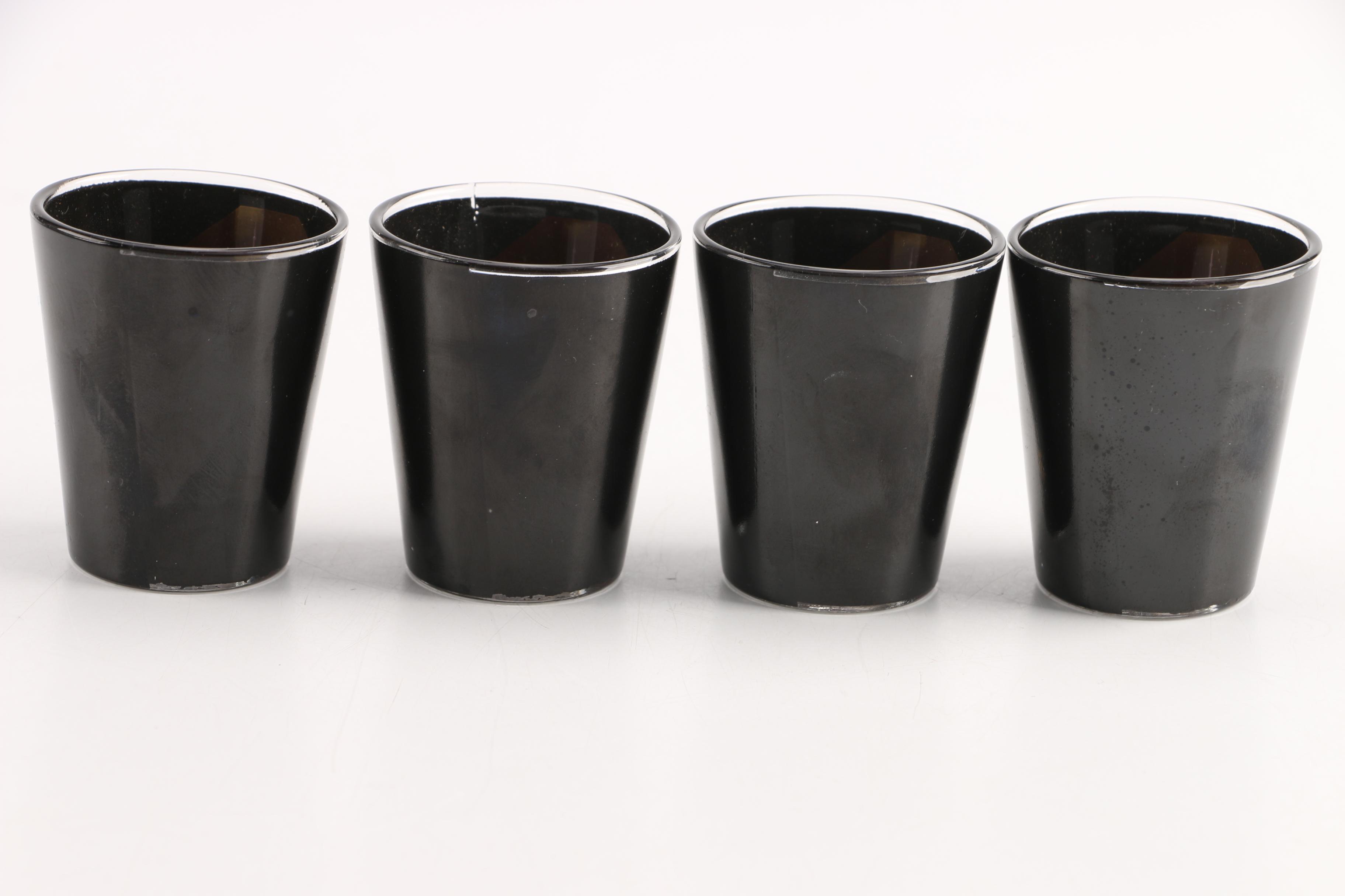 Vintage Trump Norman Rockwell Playing Cards And Trump Taj Mahal Shot Glasses