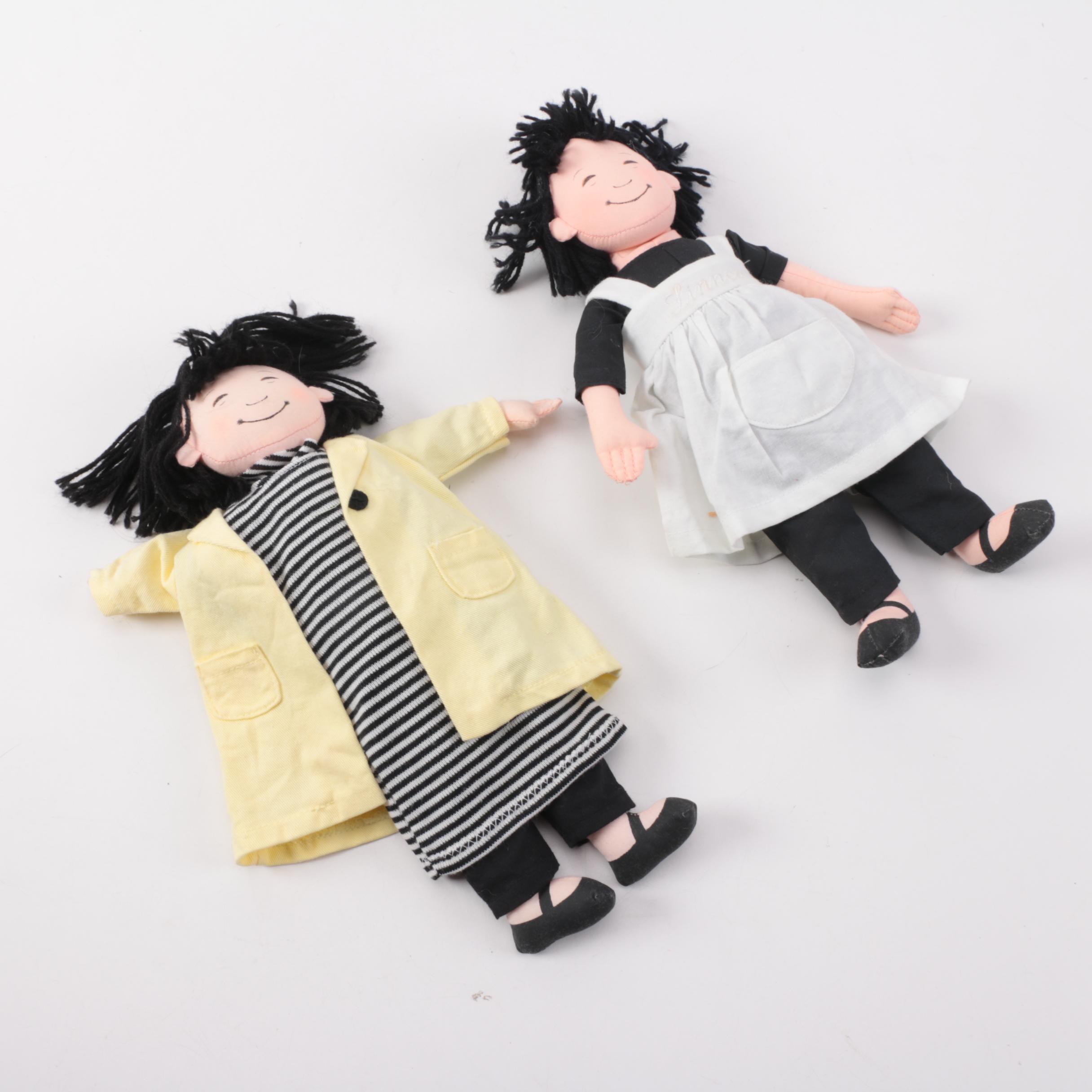 Vintage Vogue "Ginny" Dolls and Cloth Dolls with Trunks and Accessories