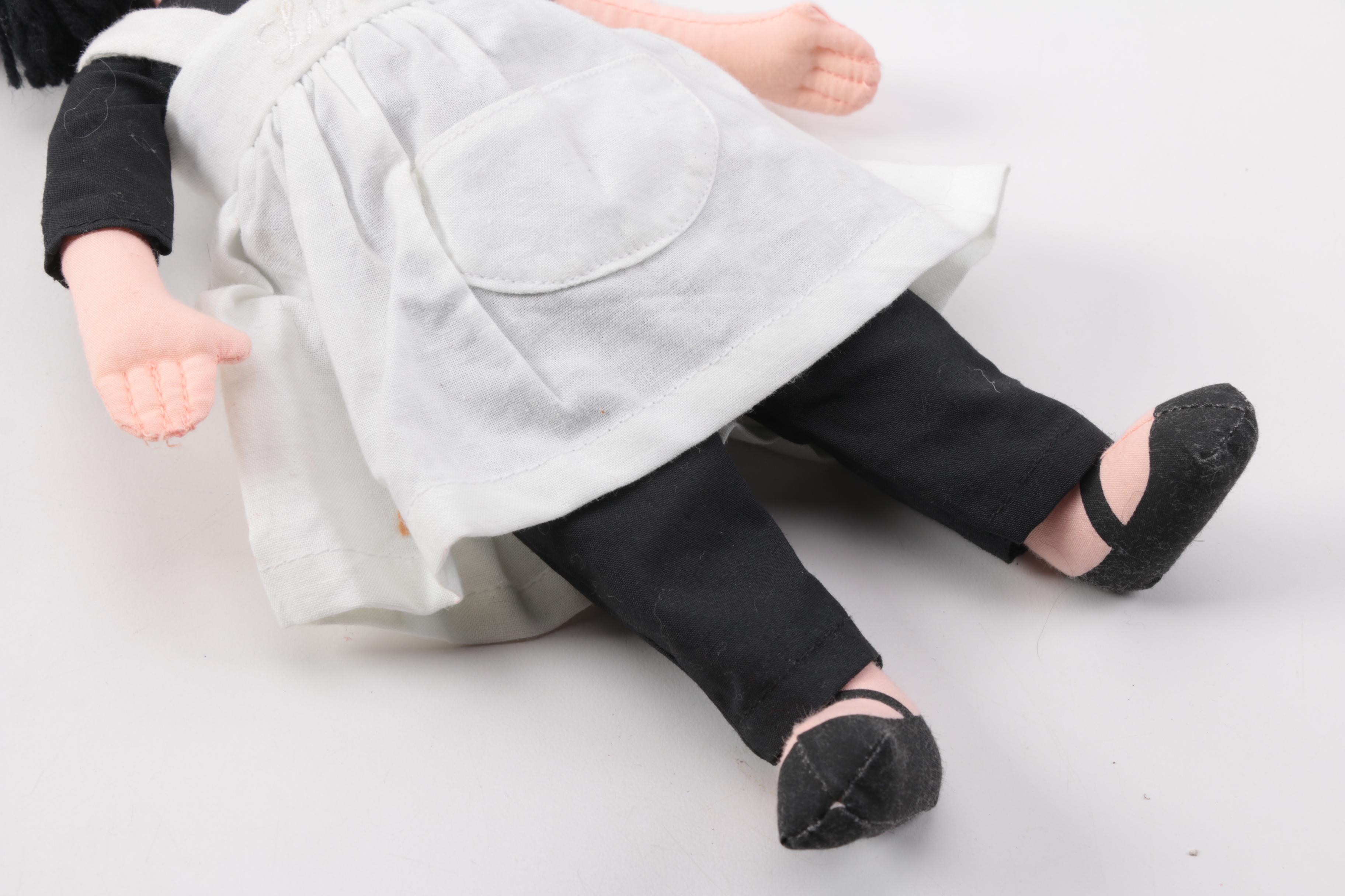 Vintage Vogue "Ginny" Dolls and Cloth Dolls with Trunks and Accessories