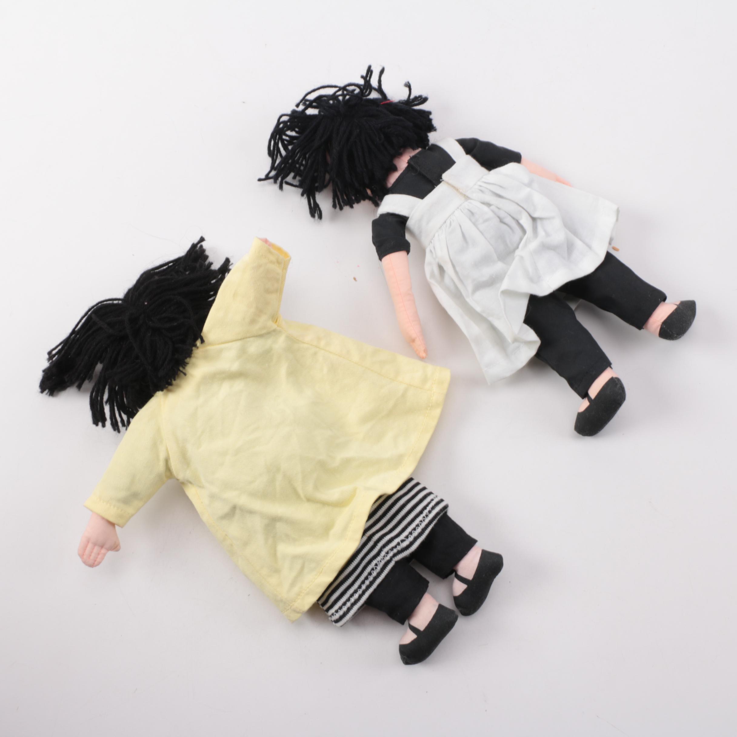 Vintage Vogue "Ginny" Dolls and Cloth Dolls with Trunks and Accessories