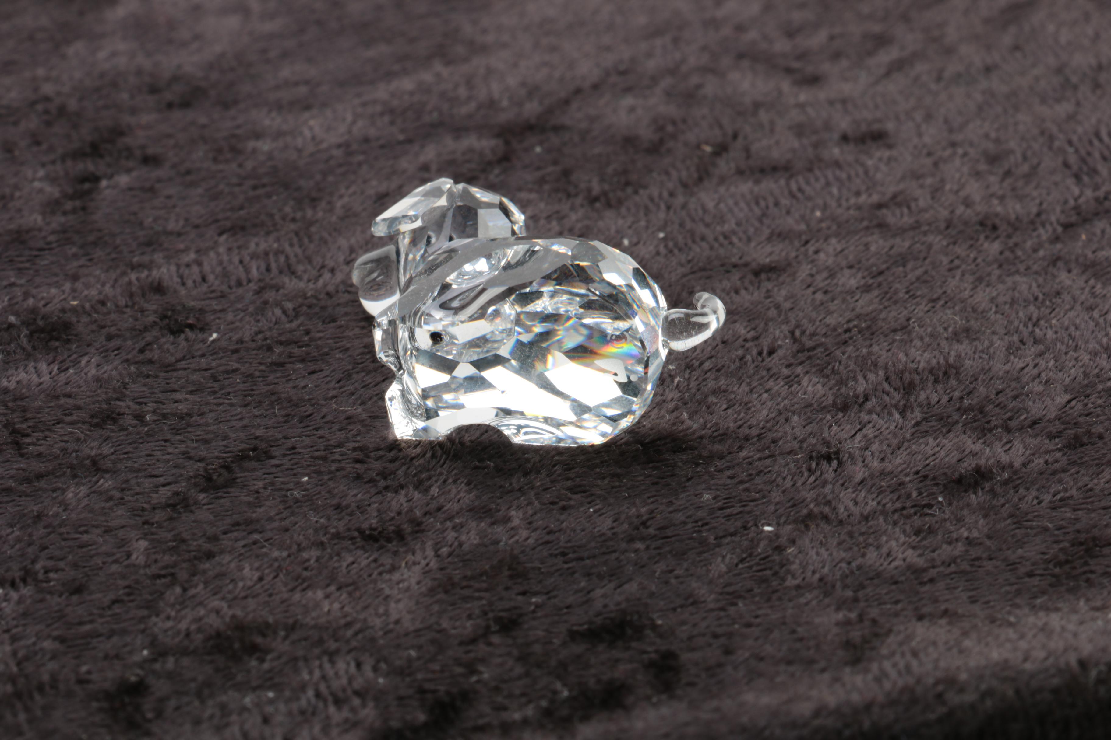Swarovski Crystal Dog Figurine