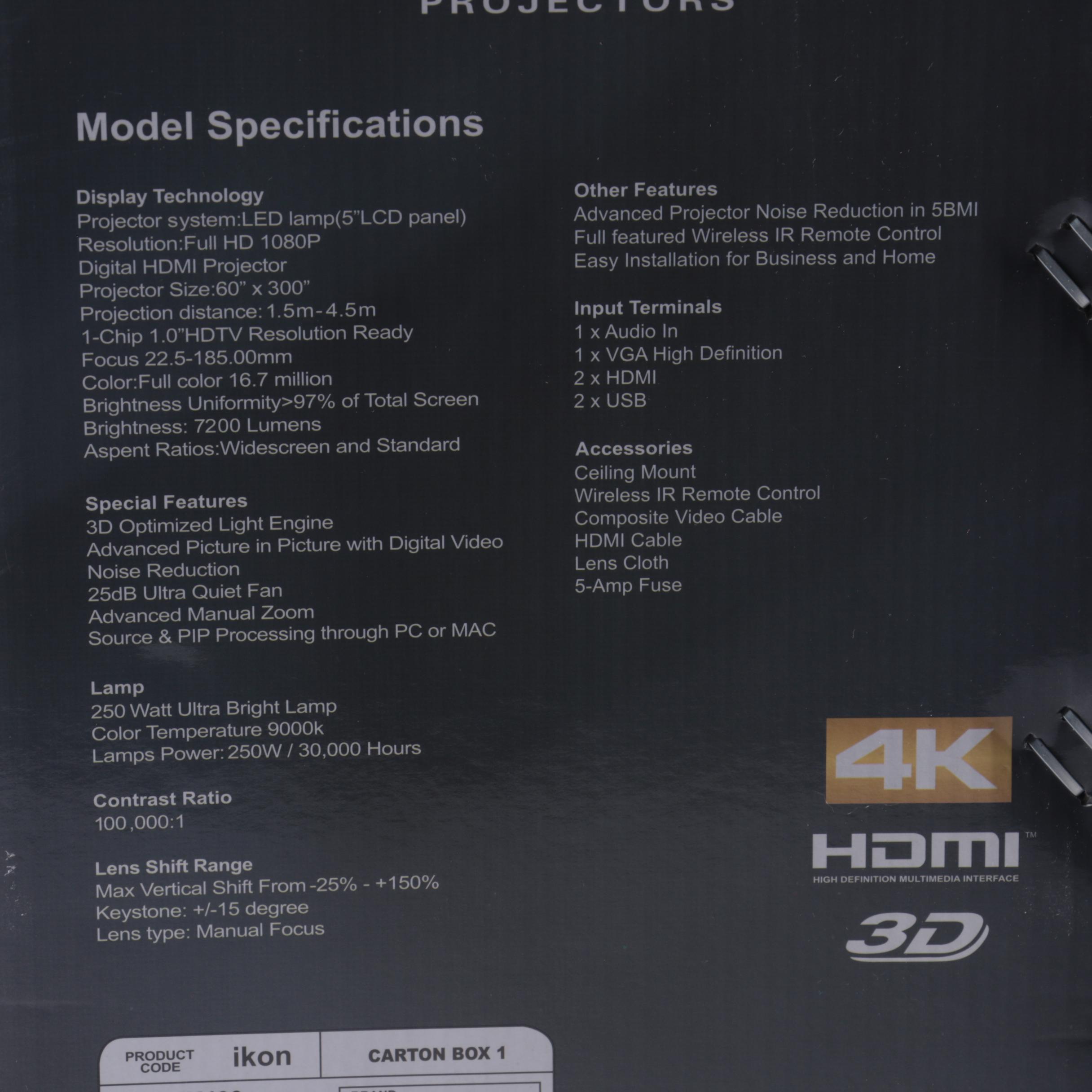 Ikon ik400 Smart Projector