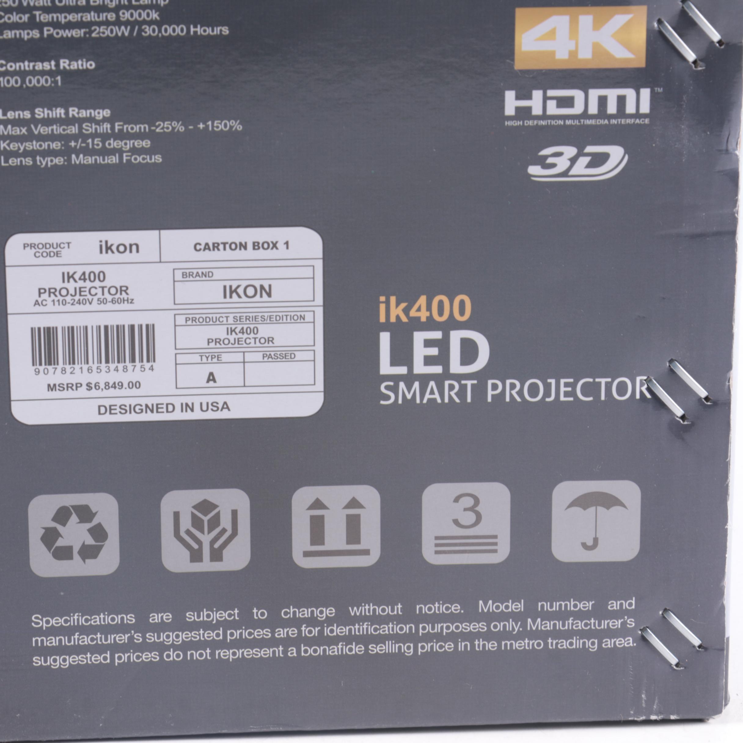 Ikon ik400 Smart Projector