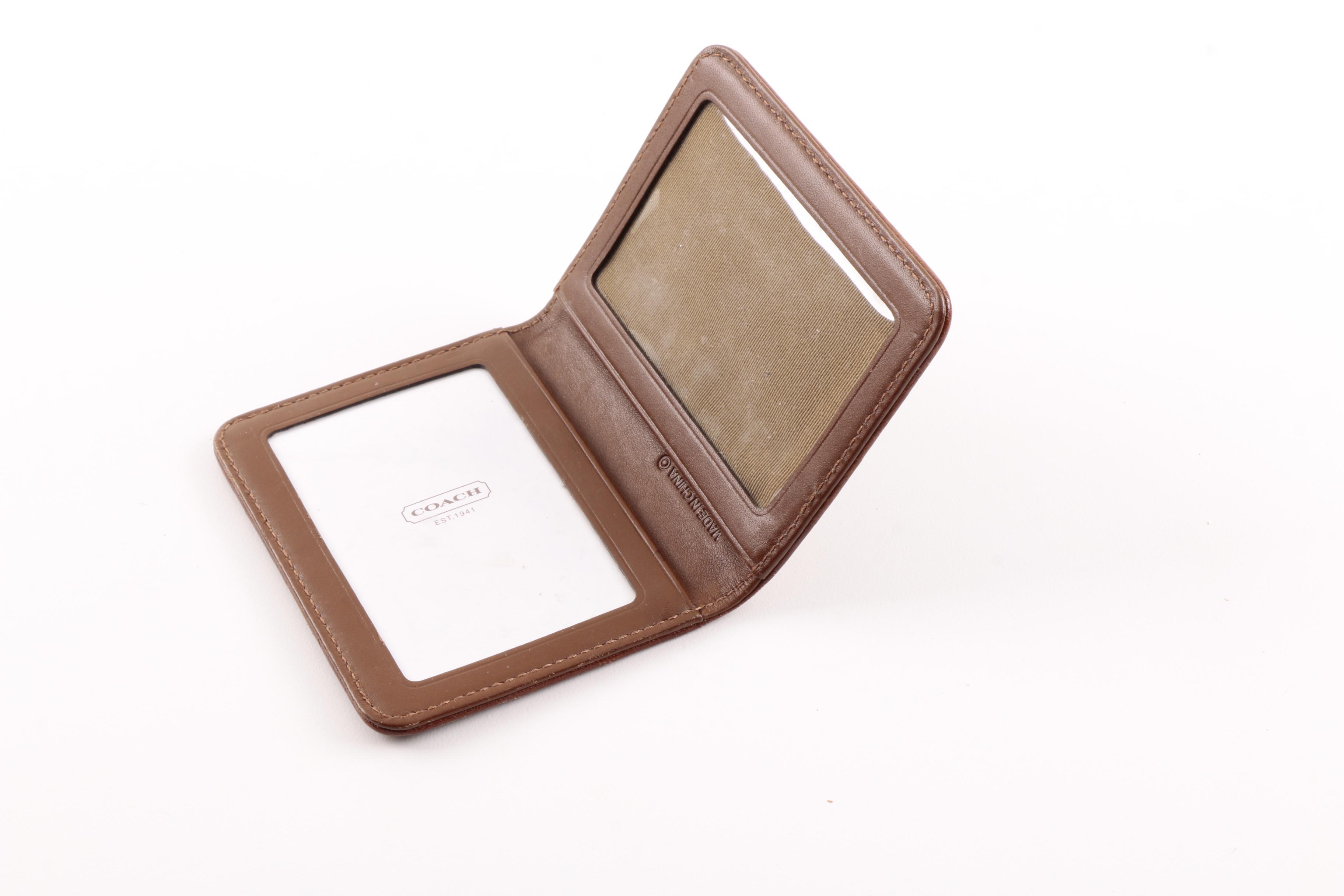 Coach Signature Canvas and Leather Mini Duffle with Matching Wallet