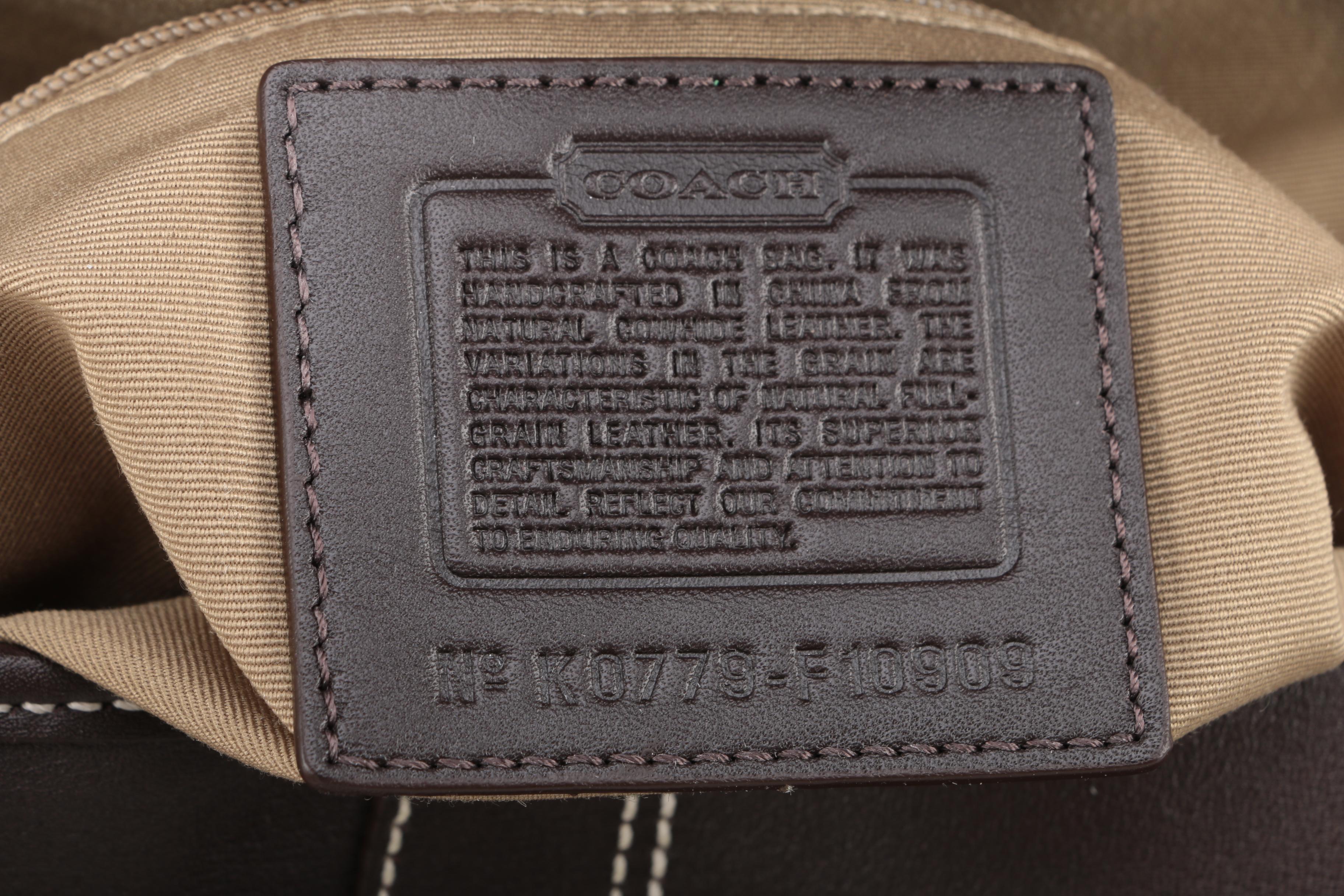 Coach Soho Buckle Flap Brown Leather Handbag