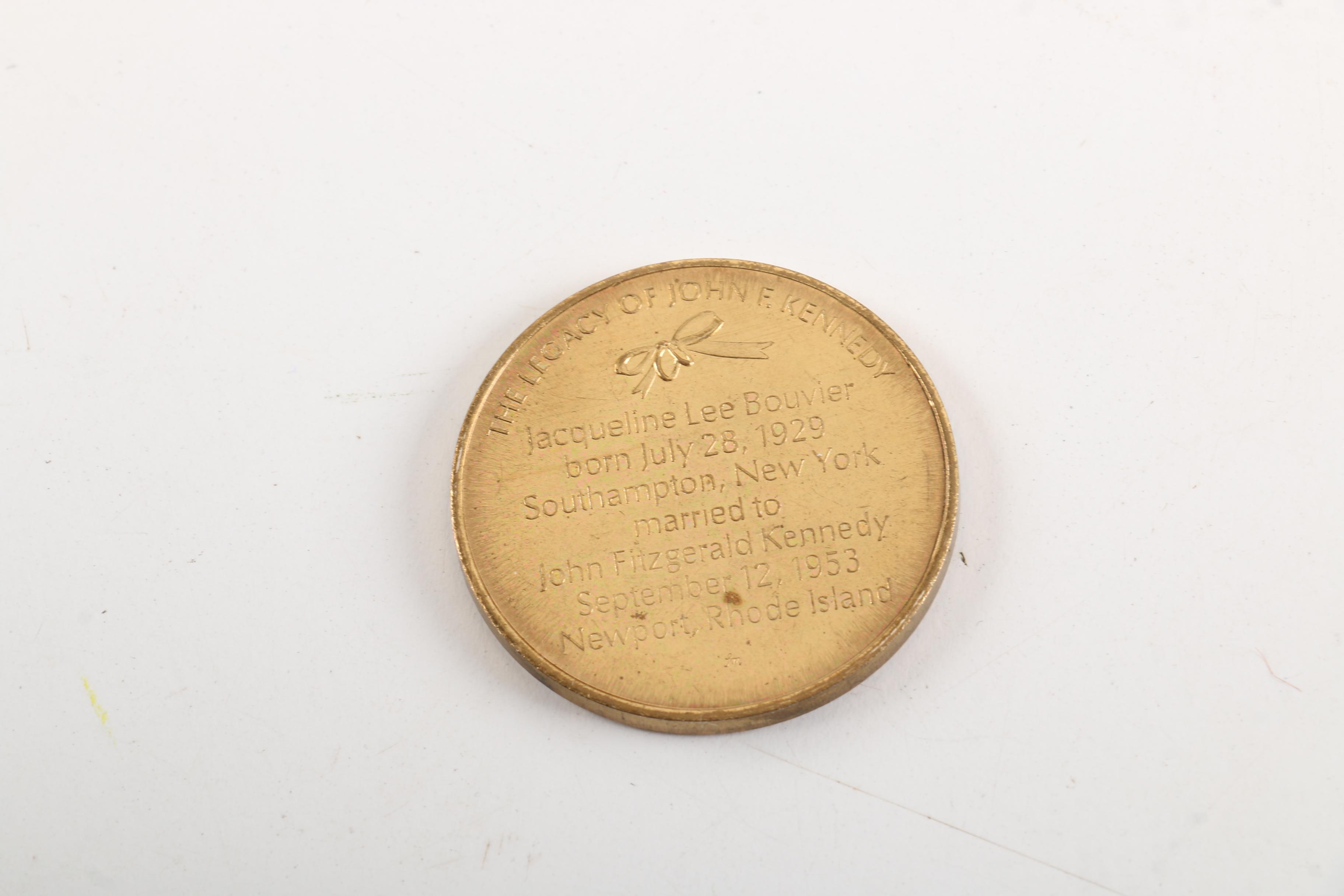 1964 Inarco Jackie Kennedy Vase and Widowhood Years Memorabilia, 1963-1968