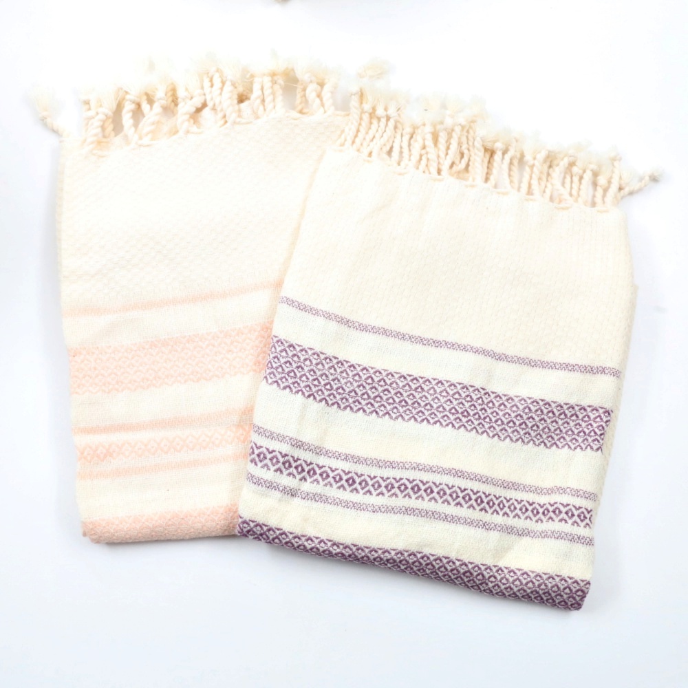 Ten "Biscuit" Latte Bowls from Portugal and Six Linen Table Runners