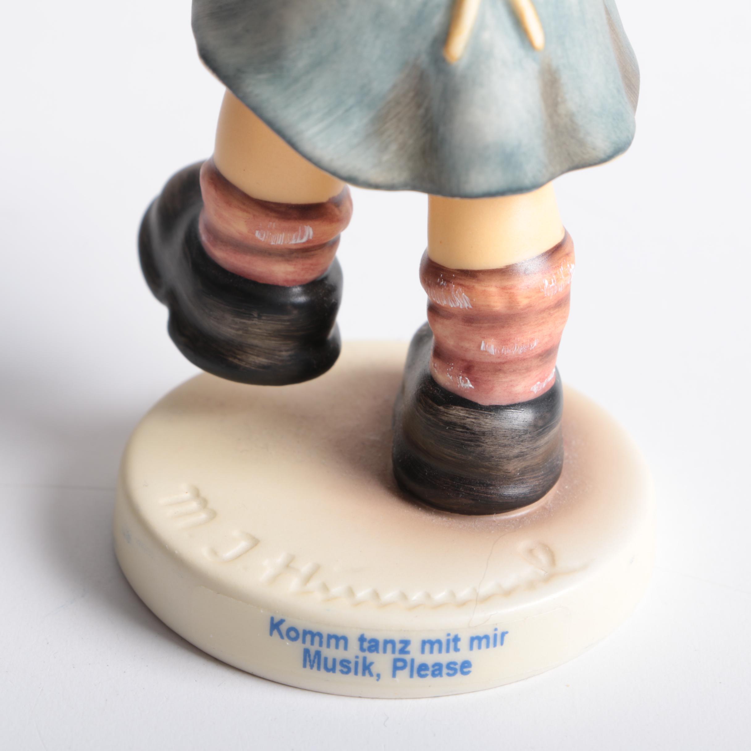 Hummel "Musik Please" and "Puppet Love" Porcelain Figurines