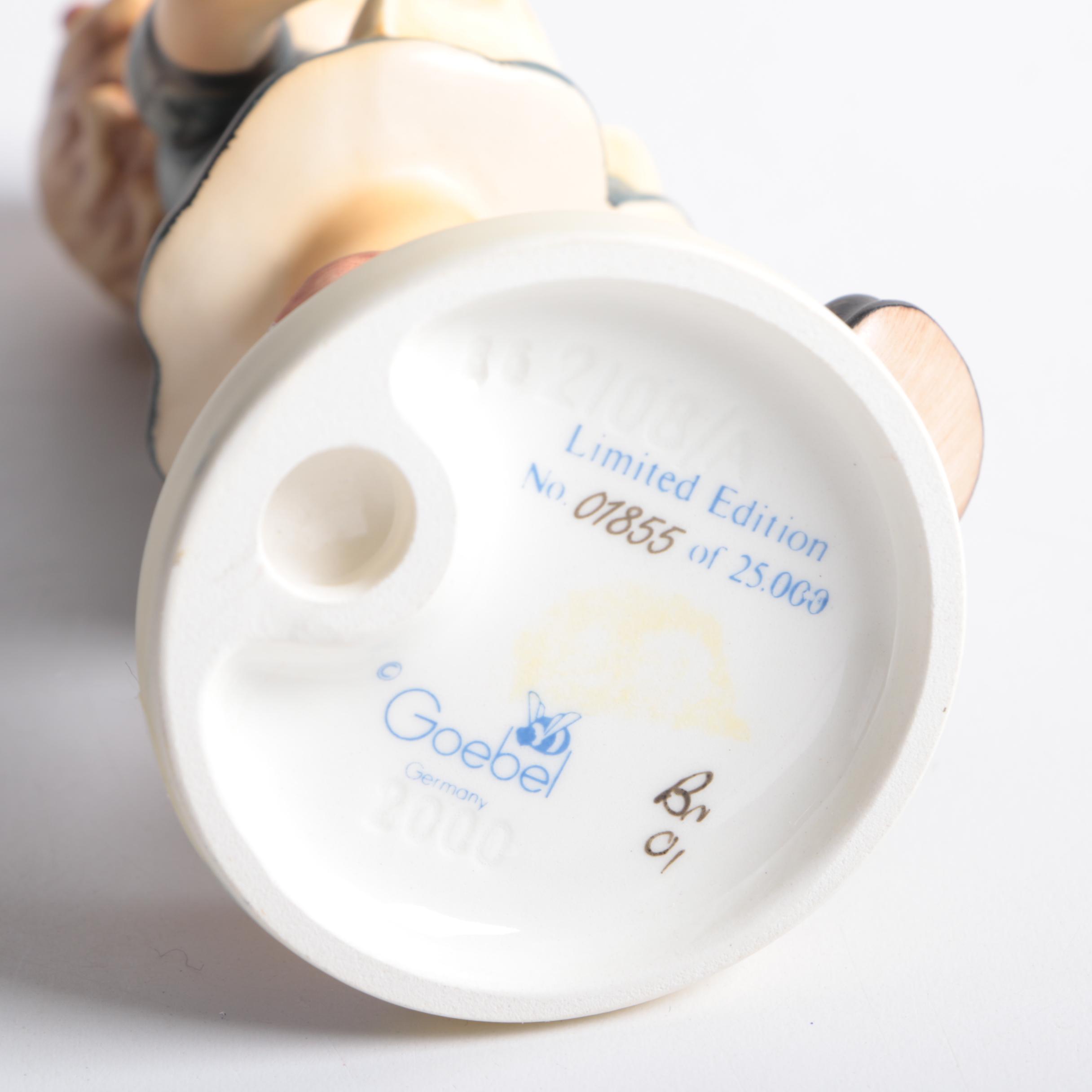 Hummel "Musik Please" and "Puppet Love" Porcelain Figurines