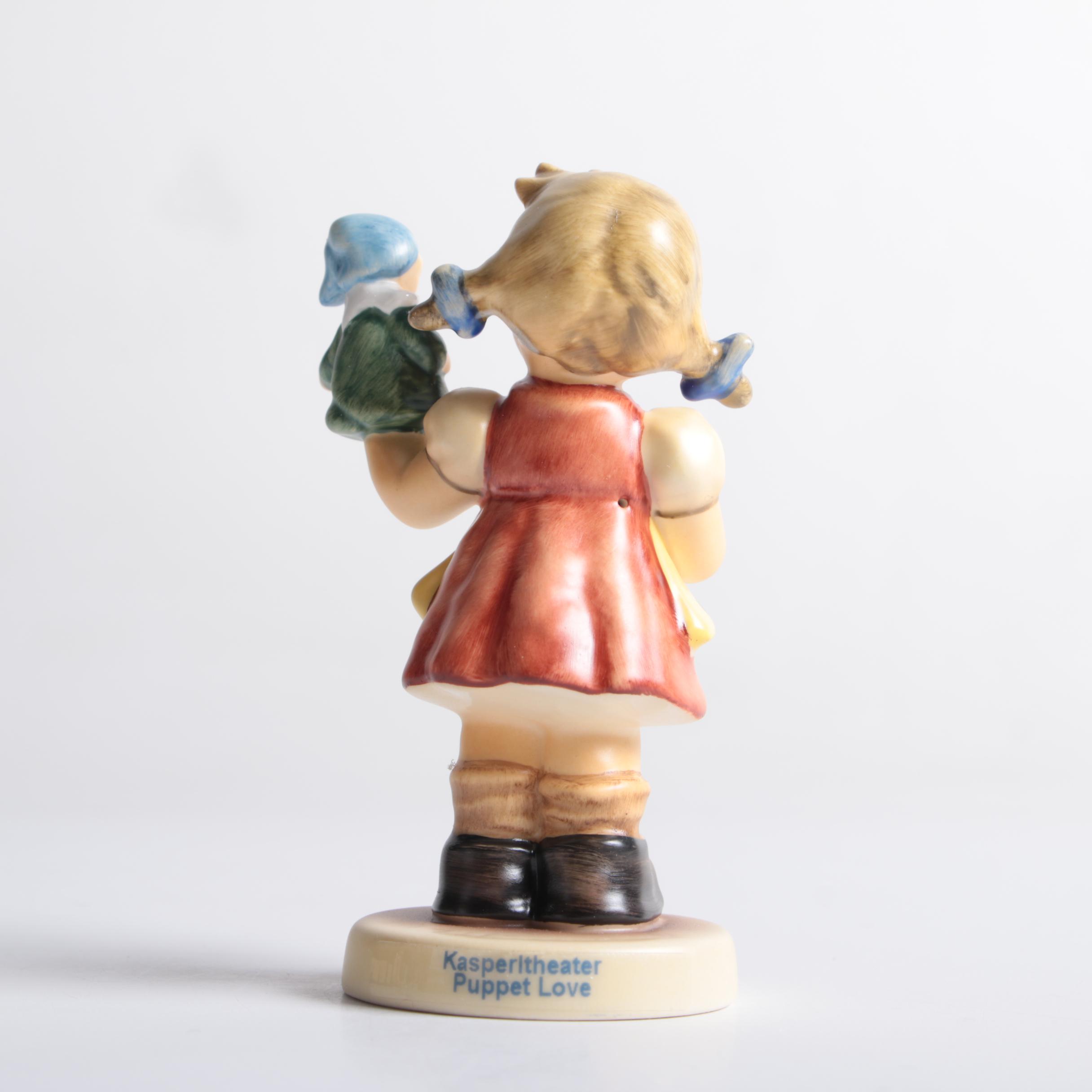 Hummel "Musik Please" and "Puppet Love" Porcelain Figurines