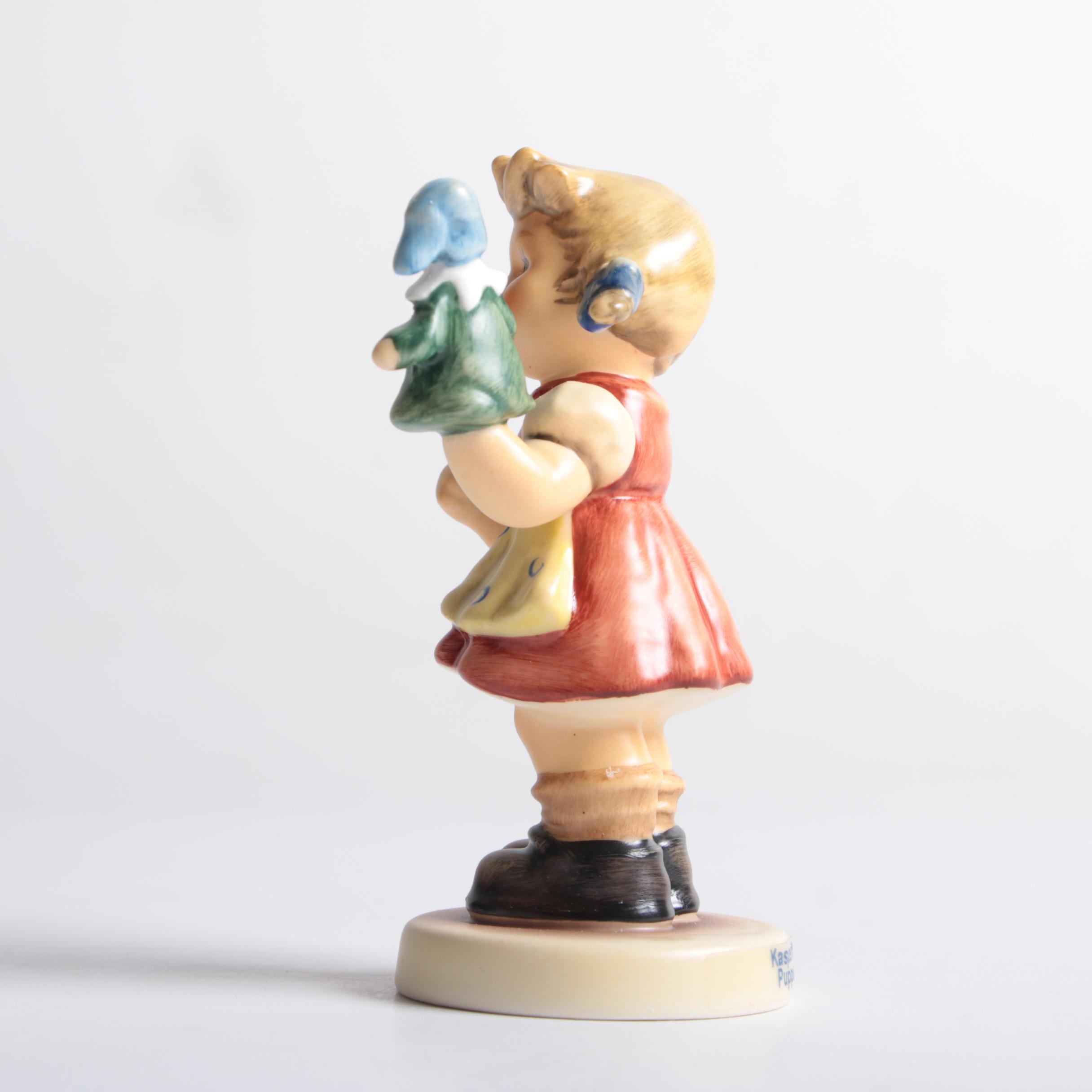 Hummel "Musik Please" and "Puppet Love" Porcelain Figurines