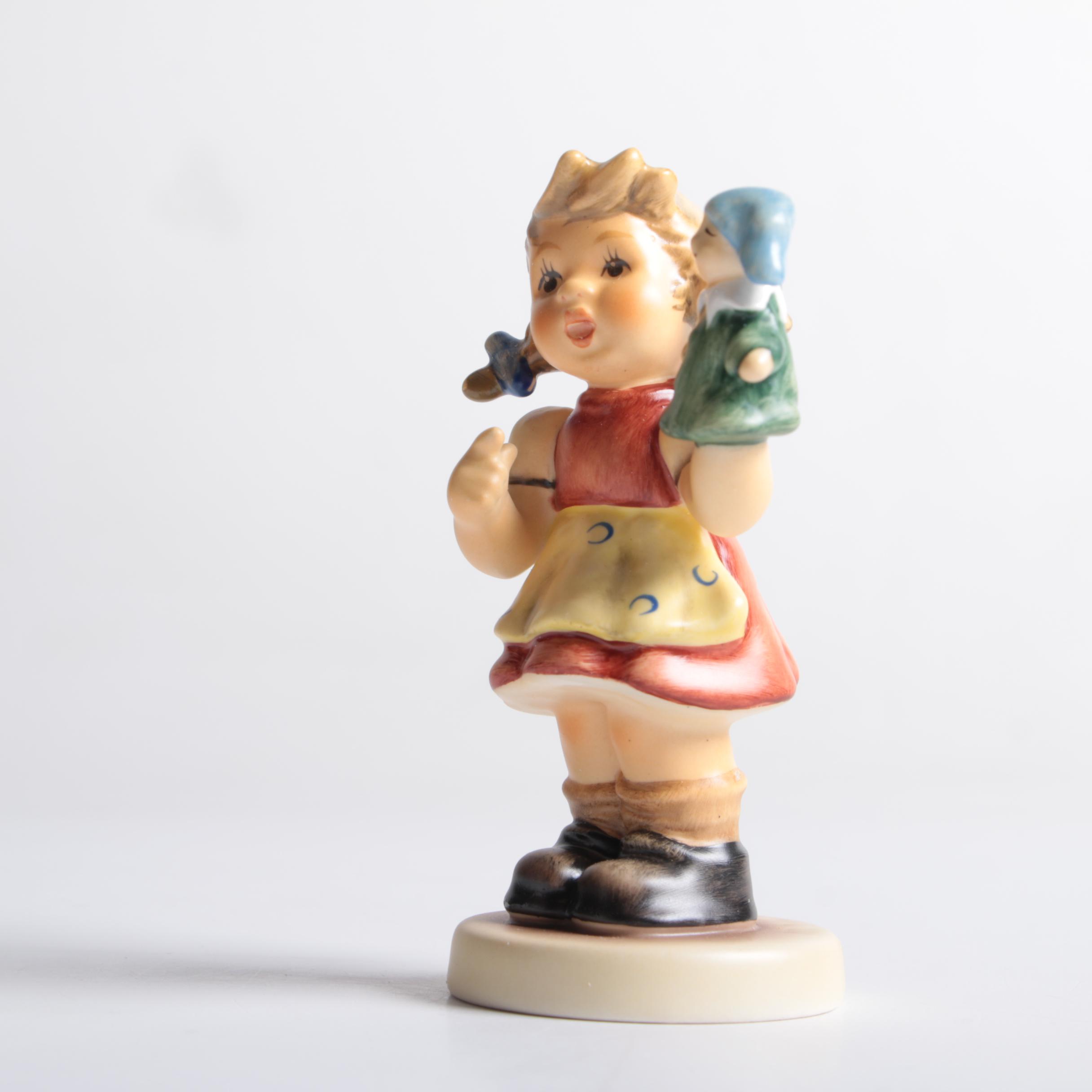 Hummel "Musik Please" and "Puppet Love" Porcelain Figurines