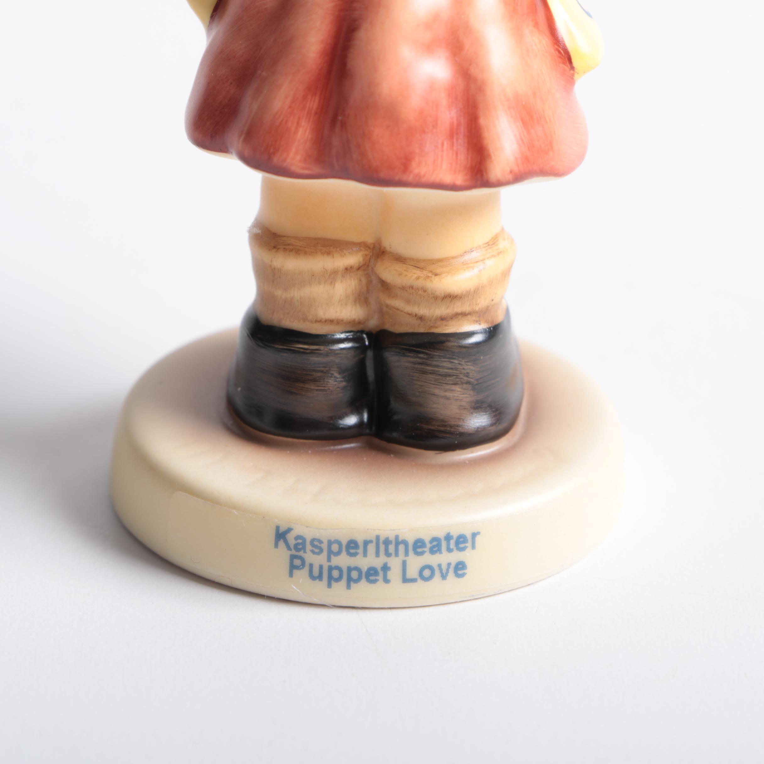 Hummel "Musik Please" and "Puppet Love" Porcelain Figurines