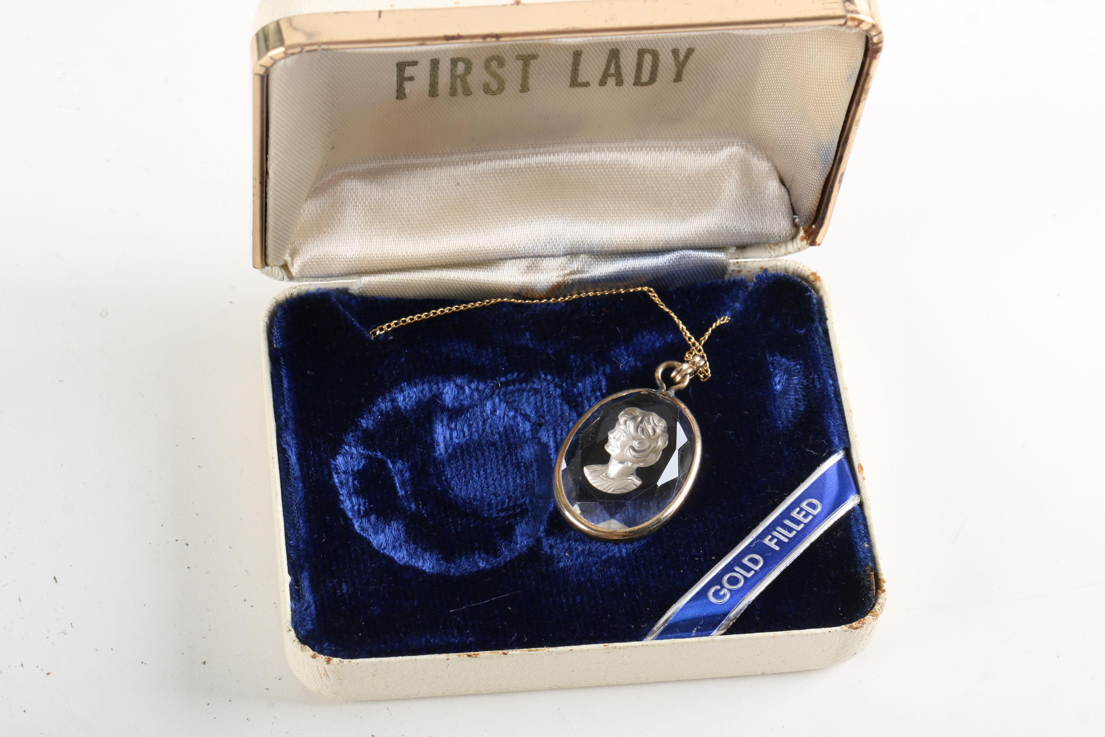 First Lady Era Jackie Kennedy Memorabilia Including Vintage Suitcase & Valentine