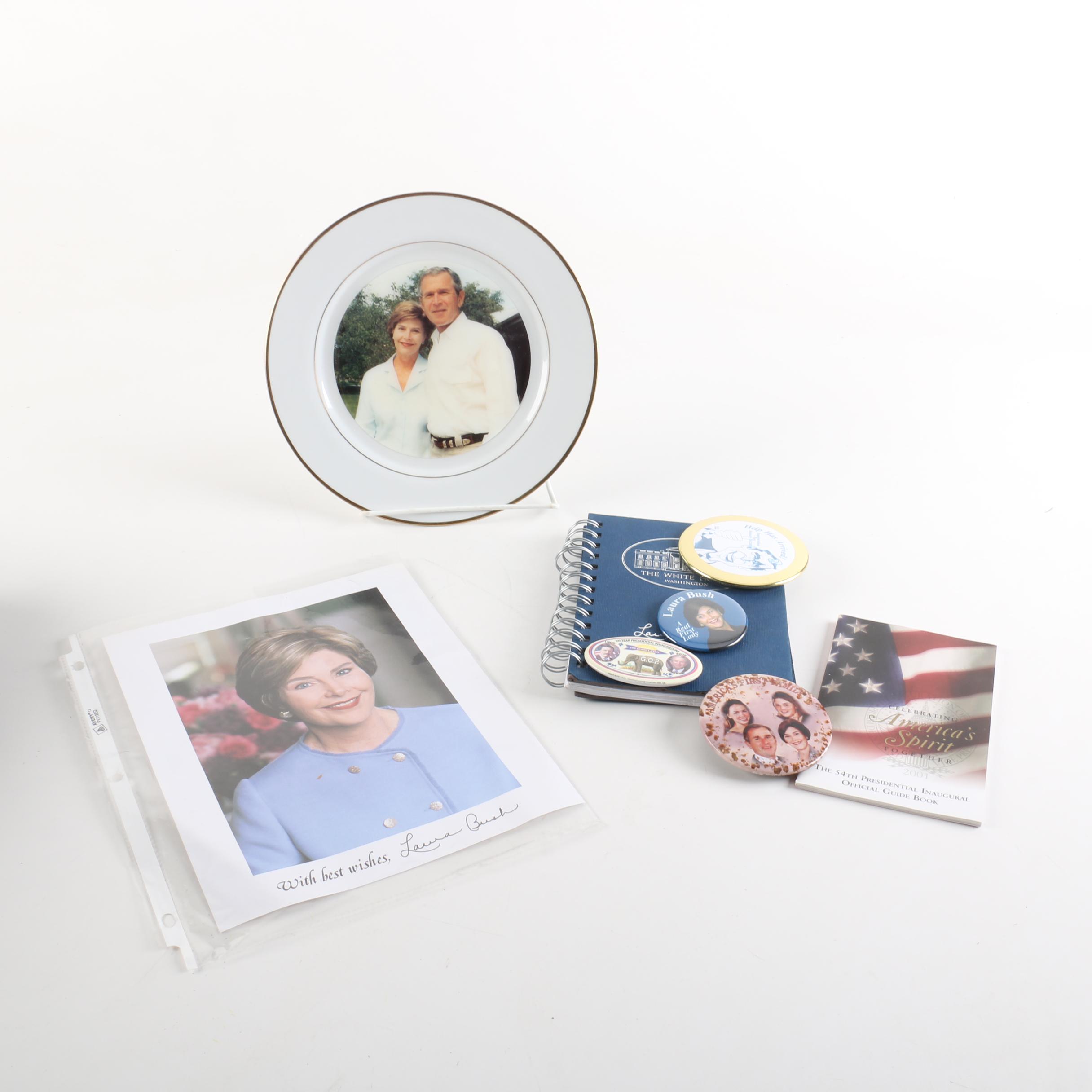 George W. and Laura Bush Memorabilia