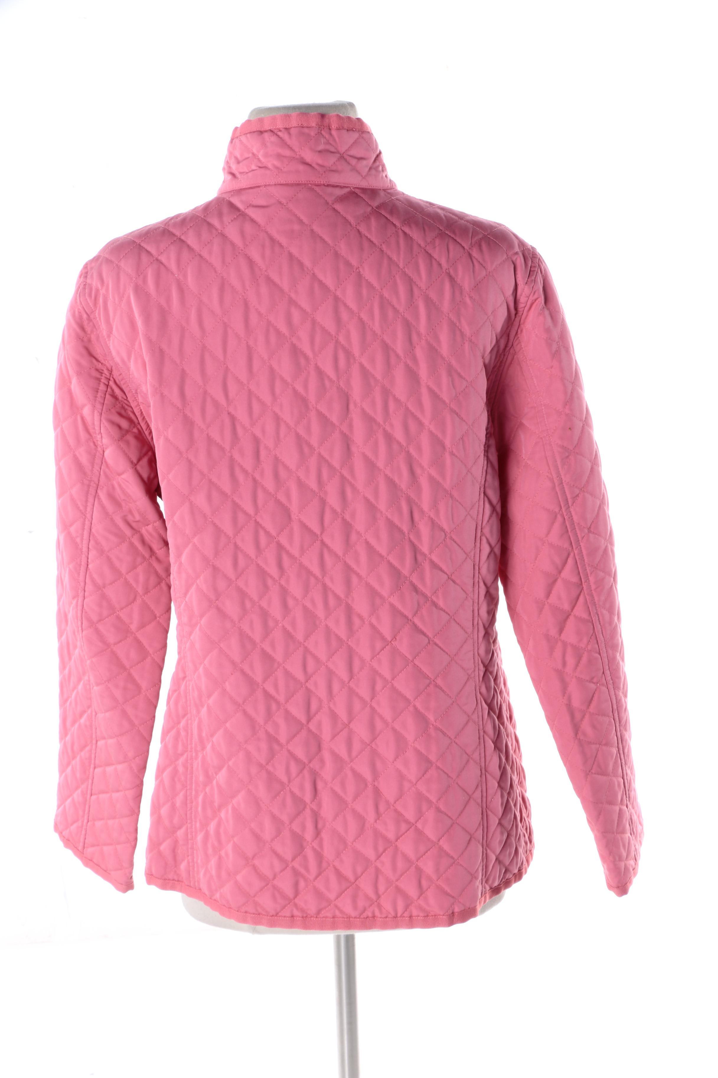 Women's Pink Quilted Jacket
