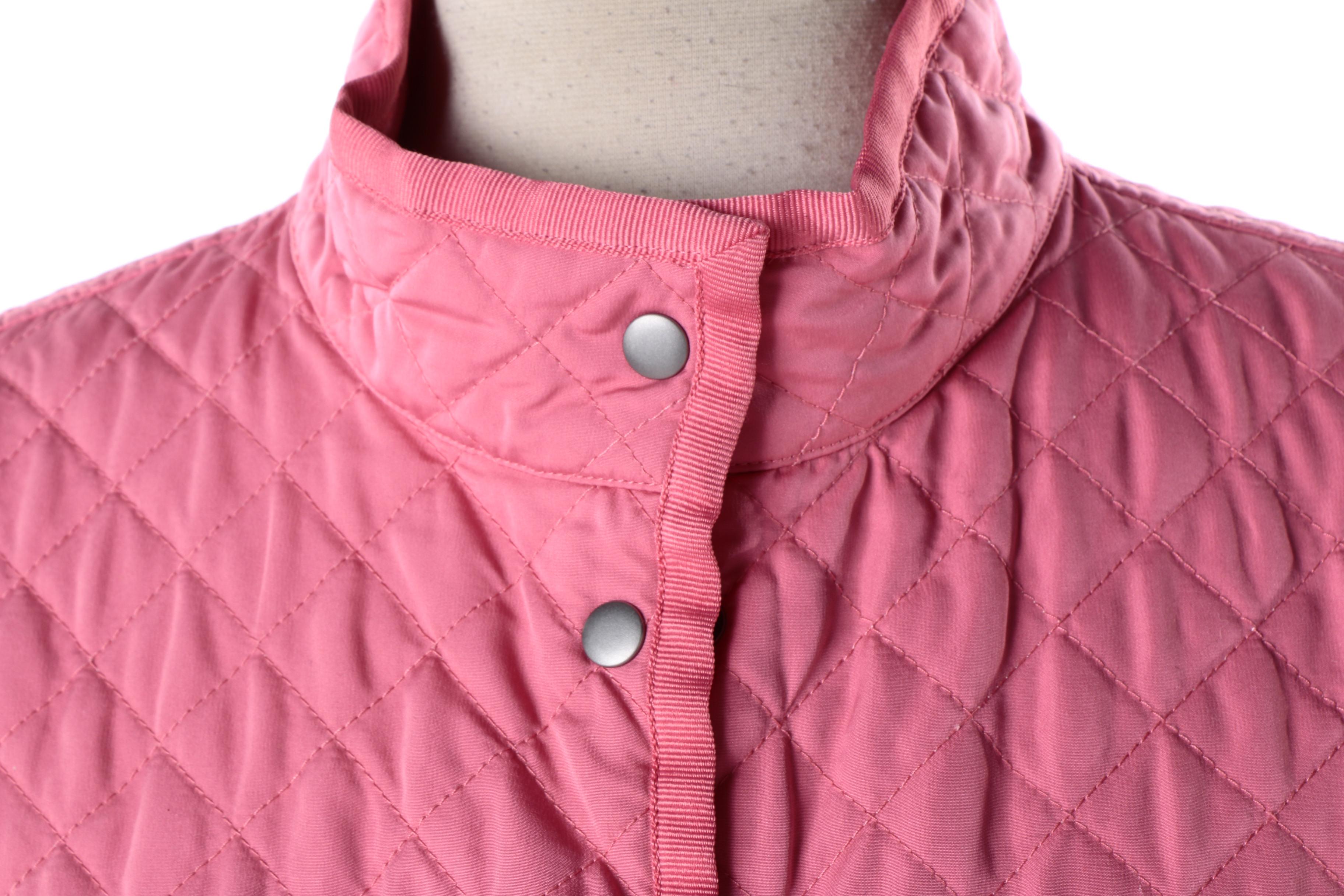 Women's Pink Quilted Jacket
