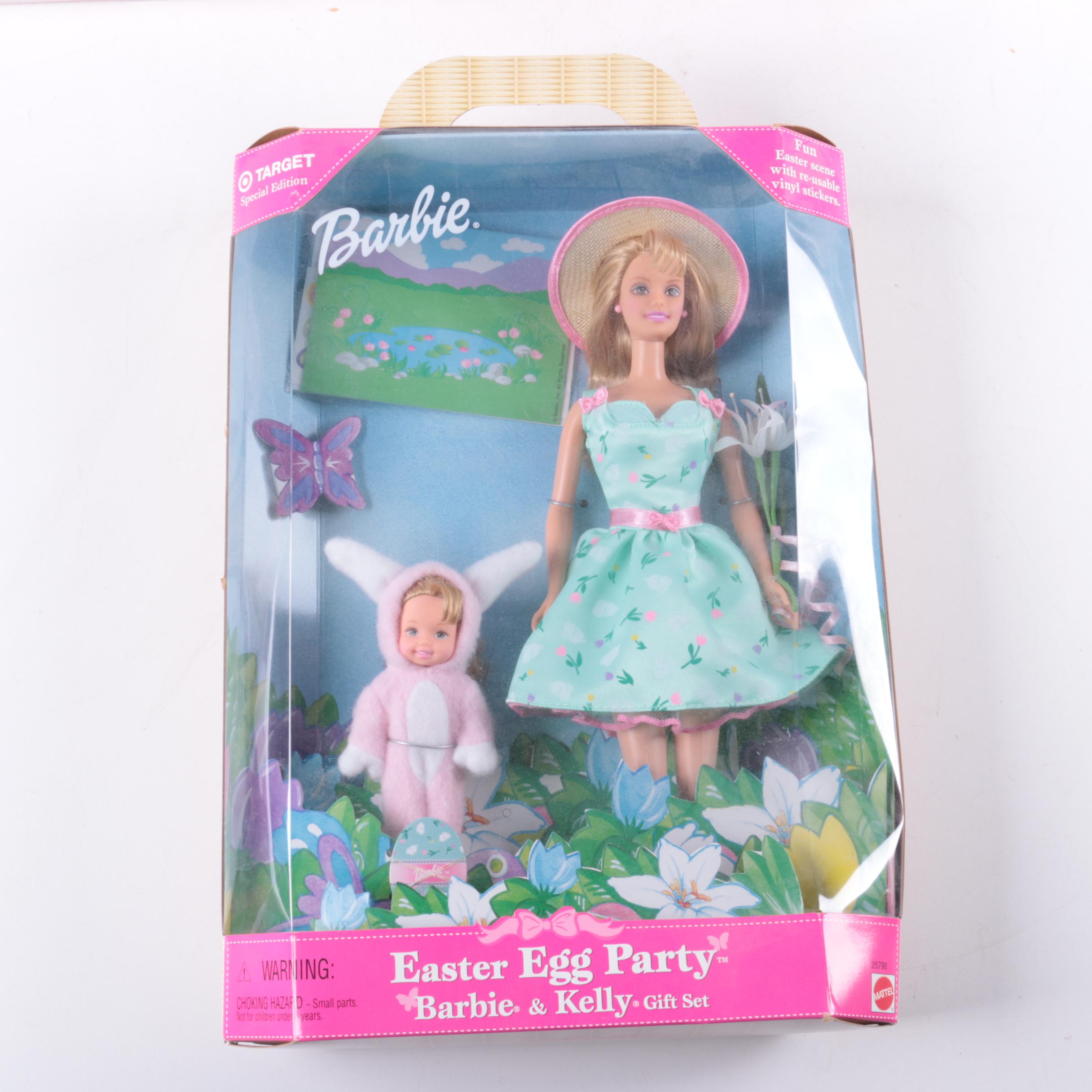Special Edition Barbie Dolls Featuring an "Easter Egg Party" Gift Set