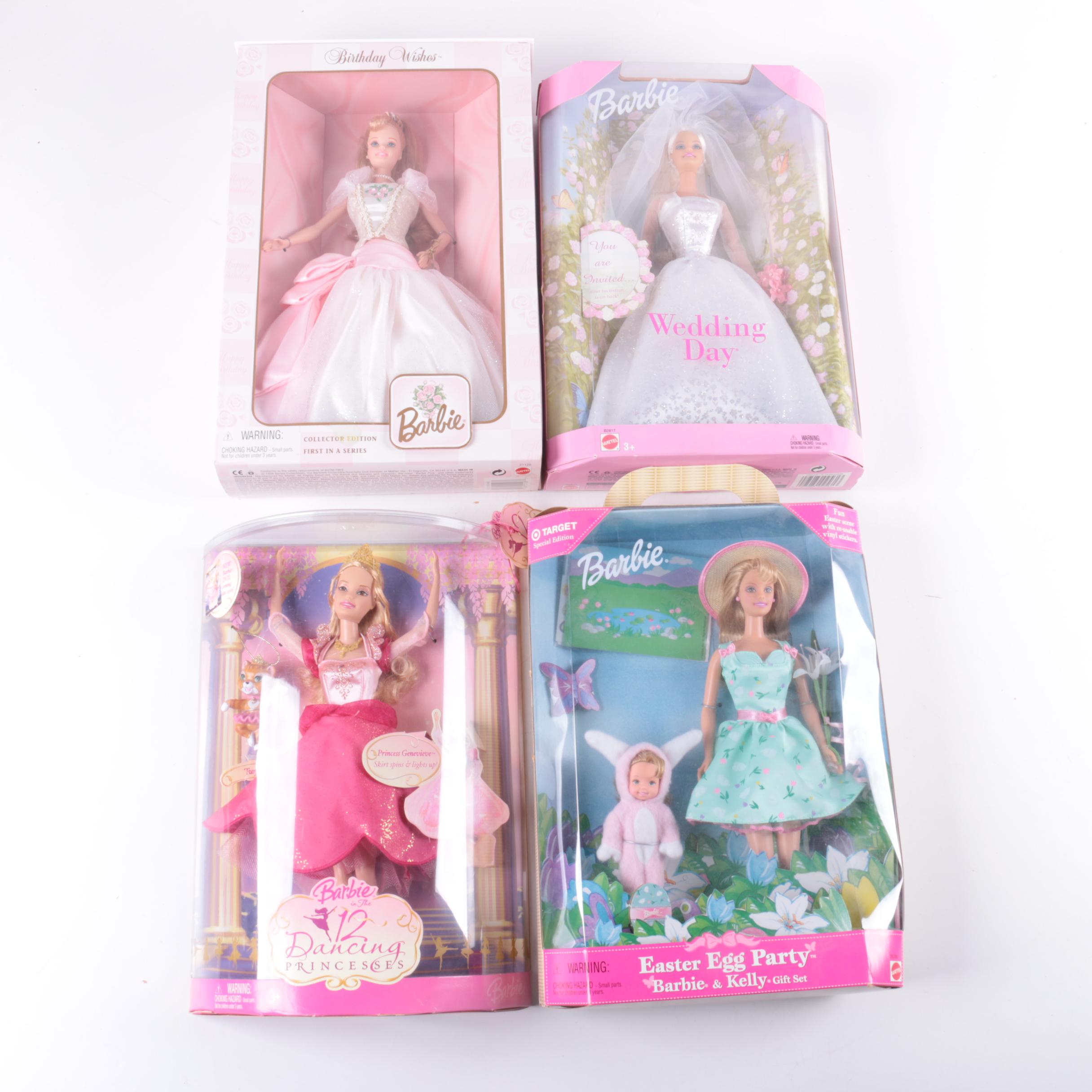 Special Edition Barbie Dolls Featuring an "Easter Egg Party" Gift Set