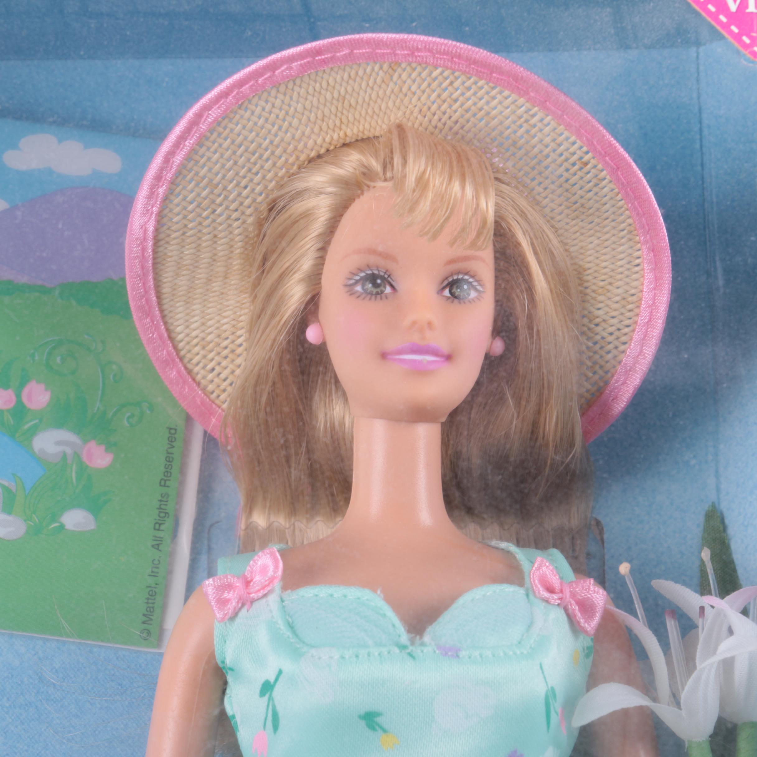 Special Edition Barbie Dolls Featuring an "Easter Egg Party" Gift Set