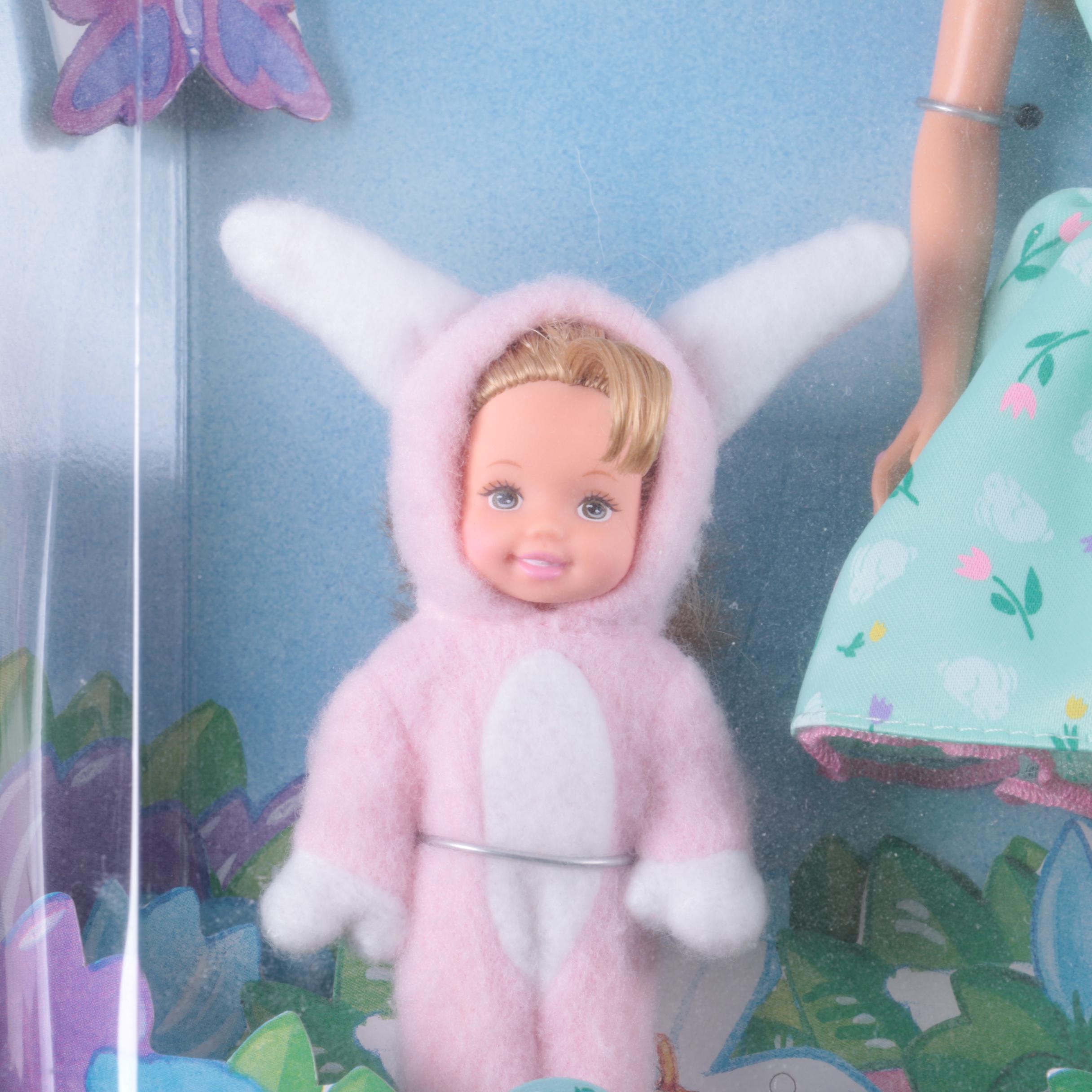 Special Edition Barbie Dolls Featuring an "Easter Egg Party" Gift Set