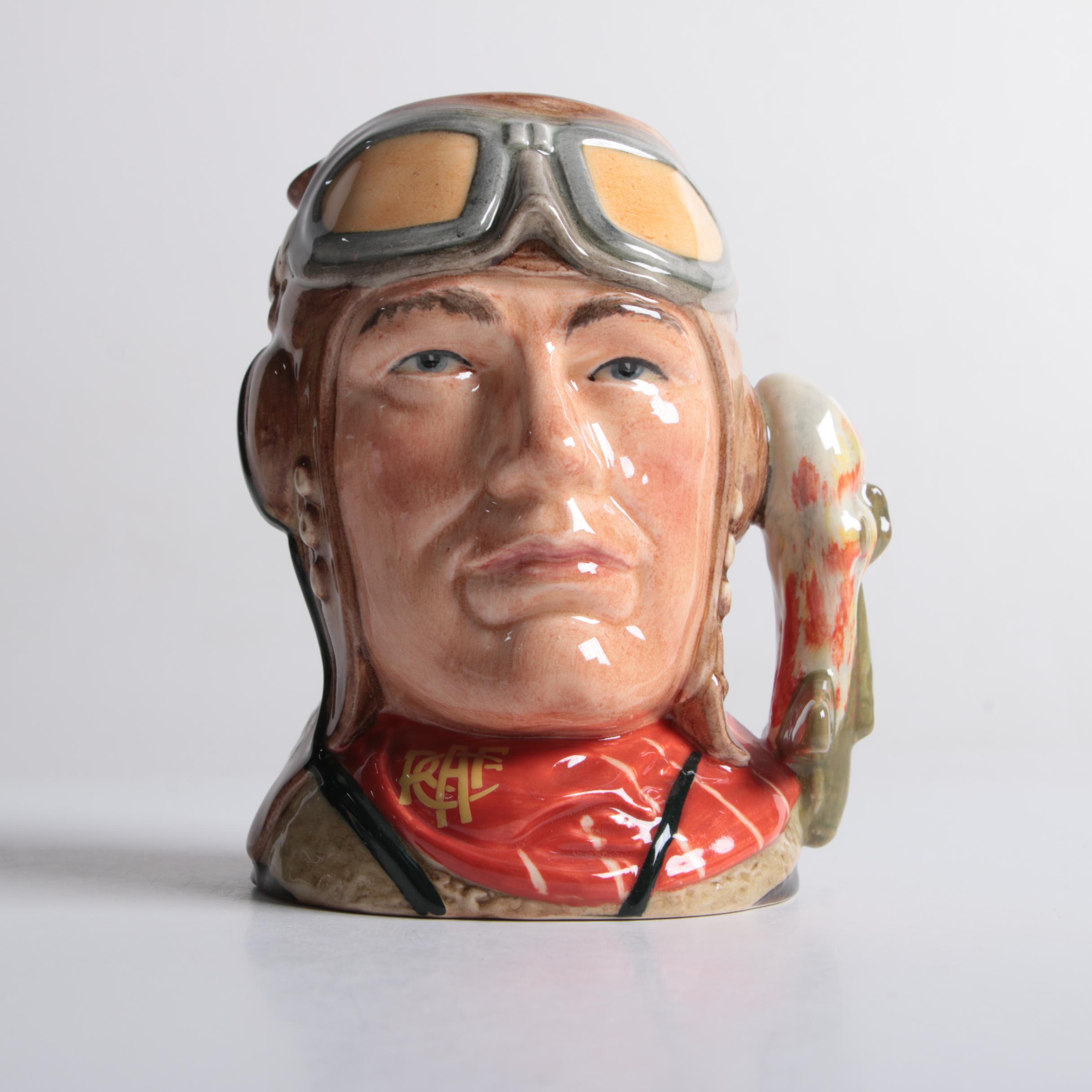 1990 Royal Doulton "The Airman" Character Jug