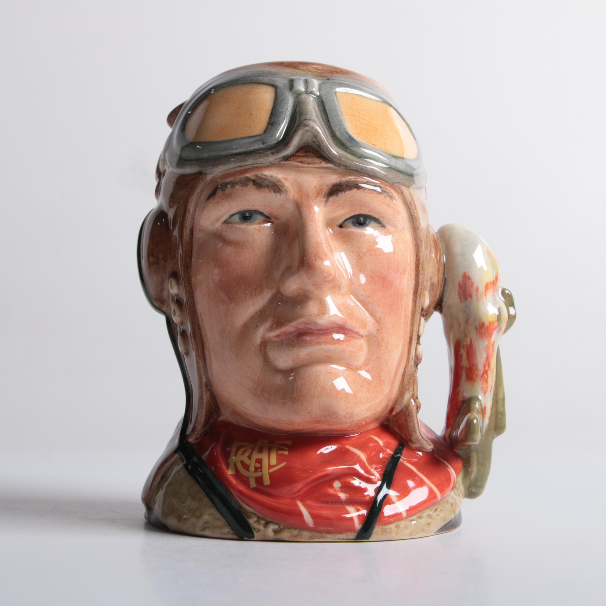 1990 Royal Doulton "The Airman" Character Jug