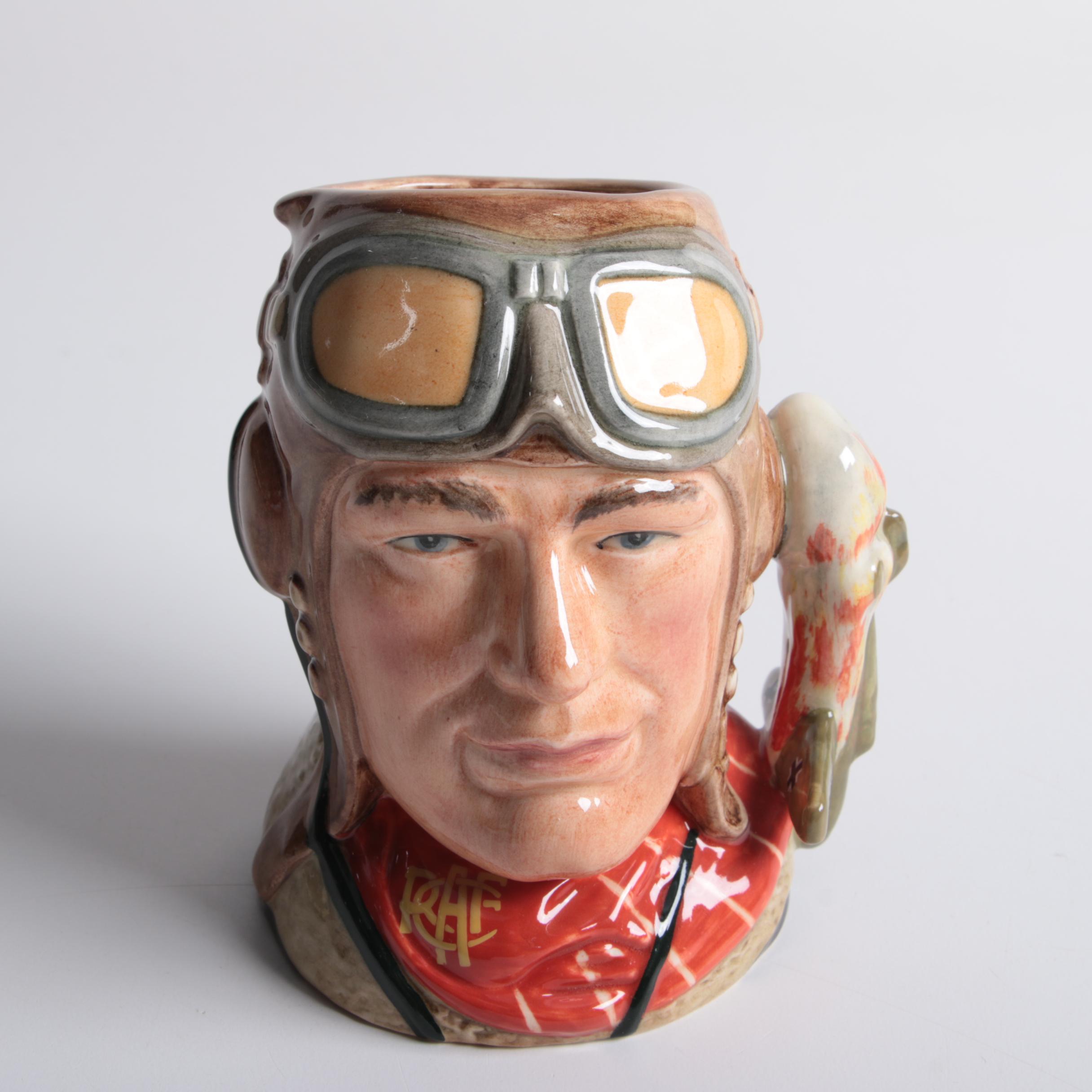 1990 Royal Doulton "The Airman" Character Jug