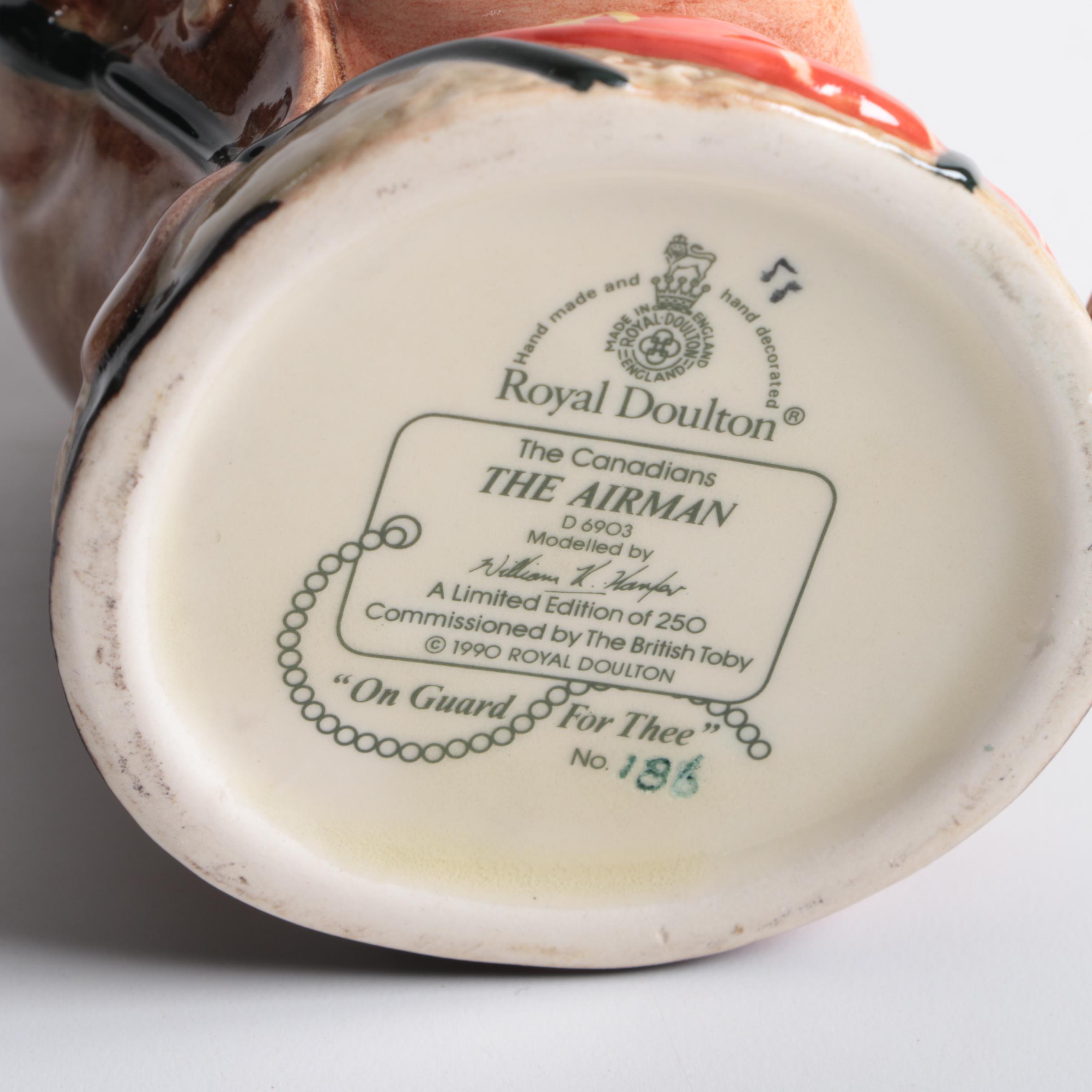 1990 Royal Doulton "The Airman" Character Jug