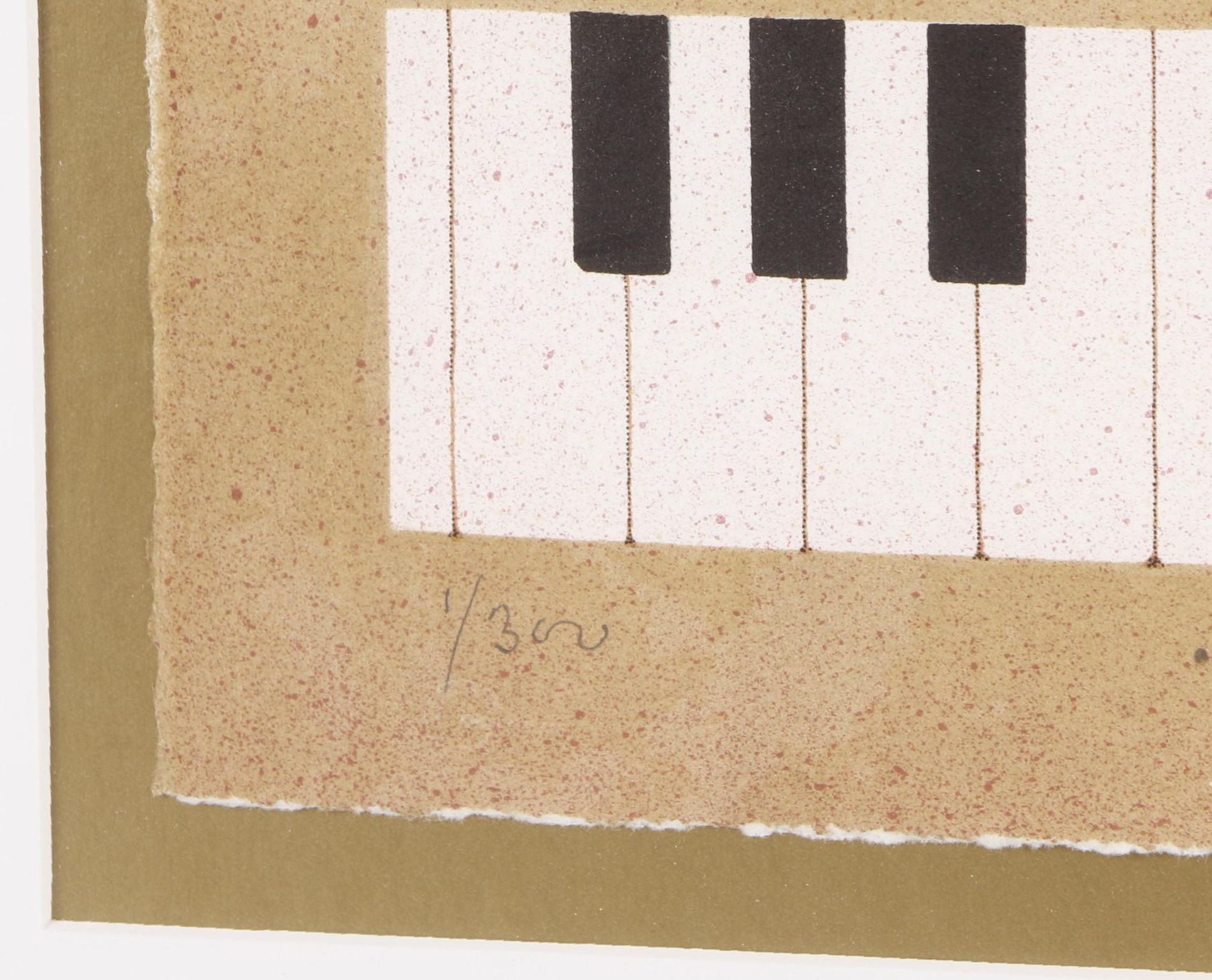 Carol Jablonsky Lithograph "Menagerie with Music"