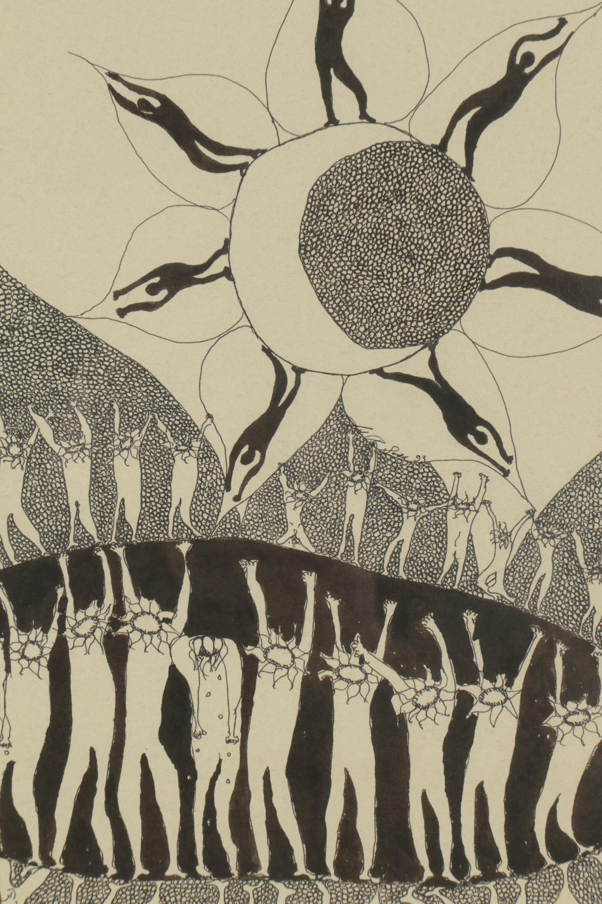 Ink Drawings "Cycle of Life"