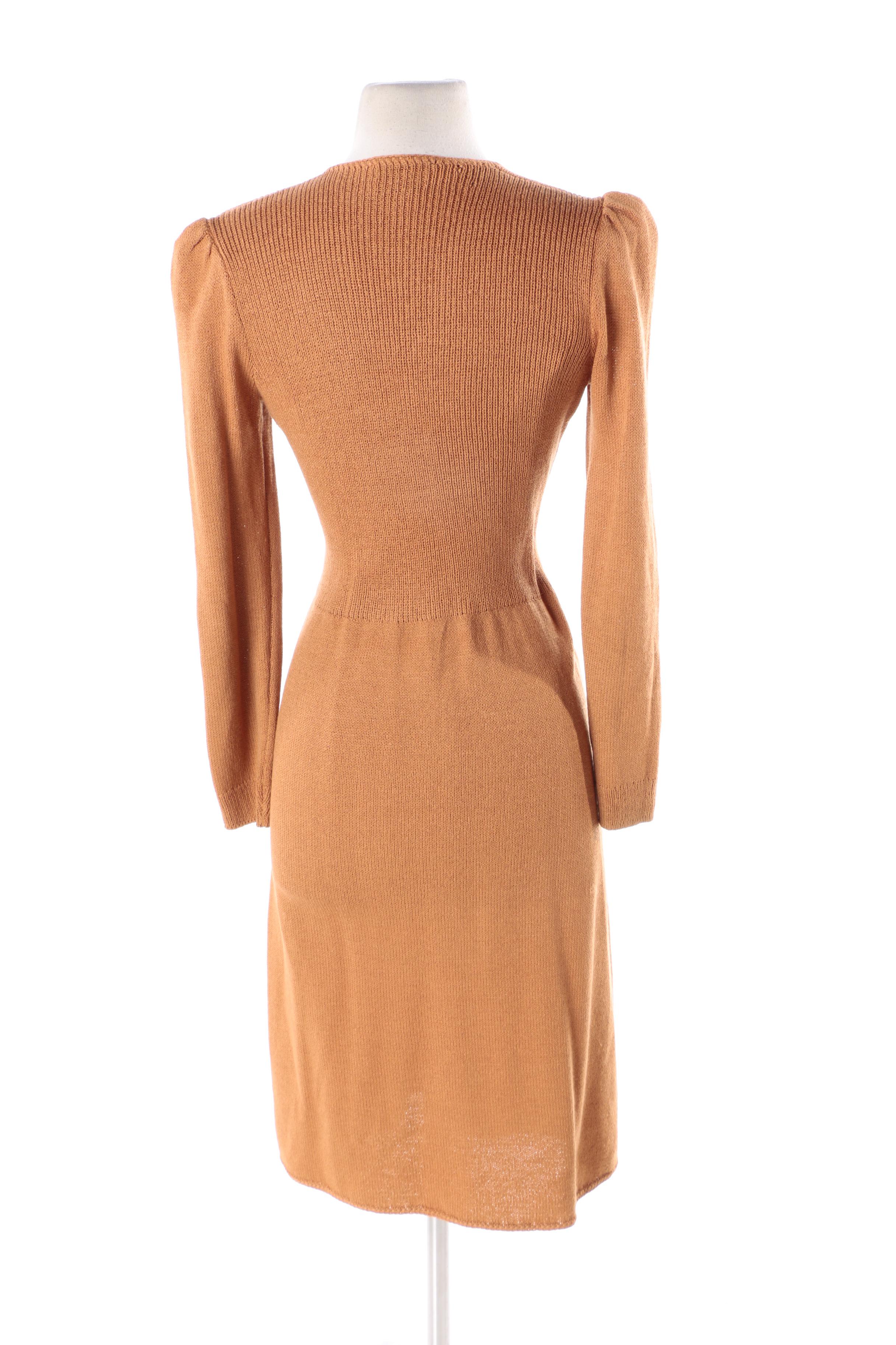 1970s Vintage St. John by Marie Gray Knit Cardigan and Dress