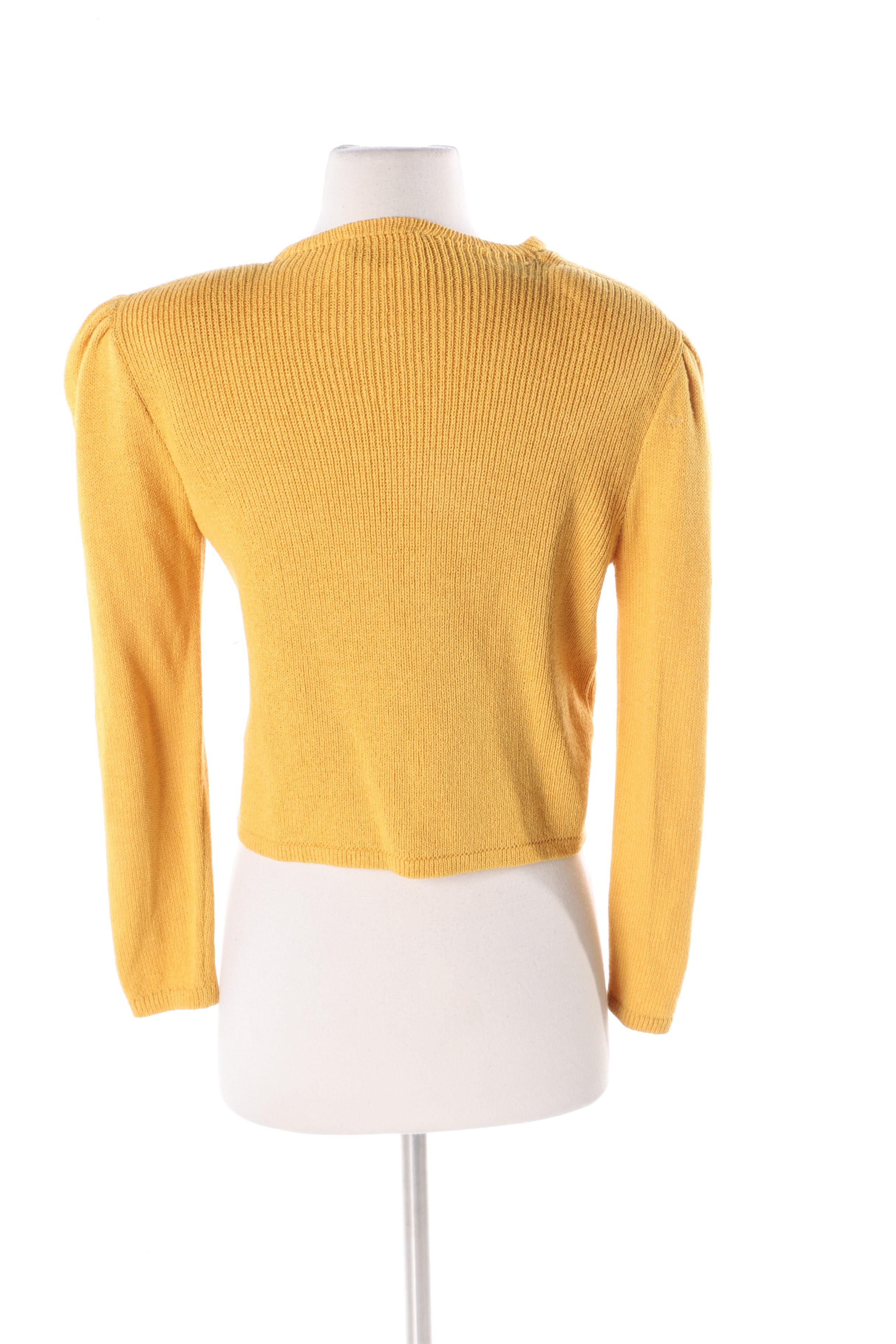 1970s Vintage St. John by Marie Gray Knit Cardigan and Dress