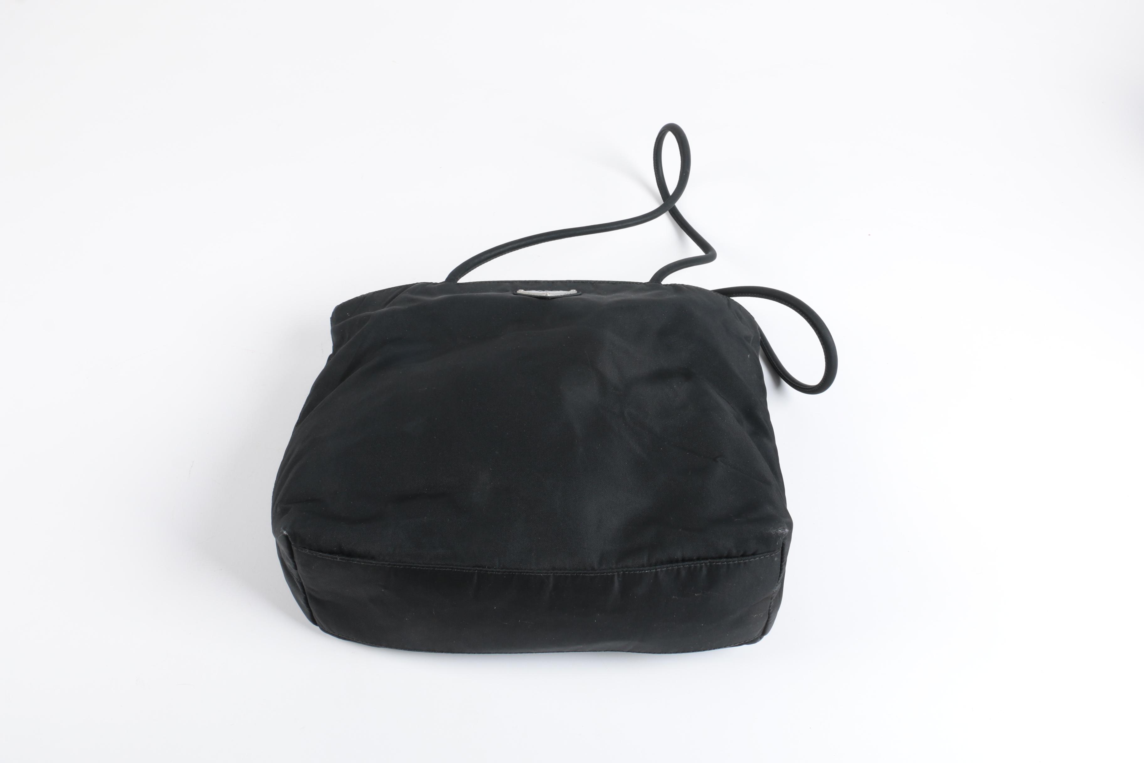 Prada Black Nylon Tote